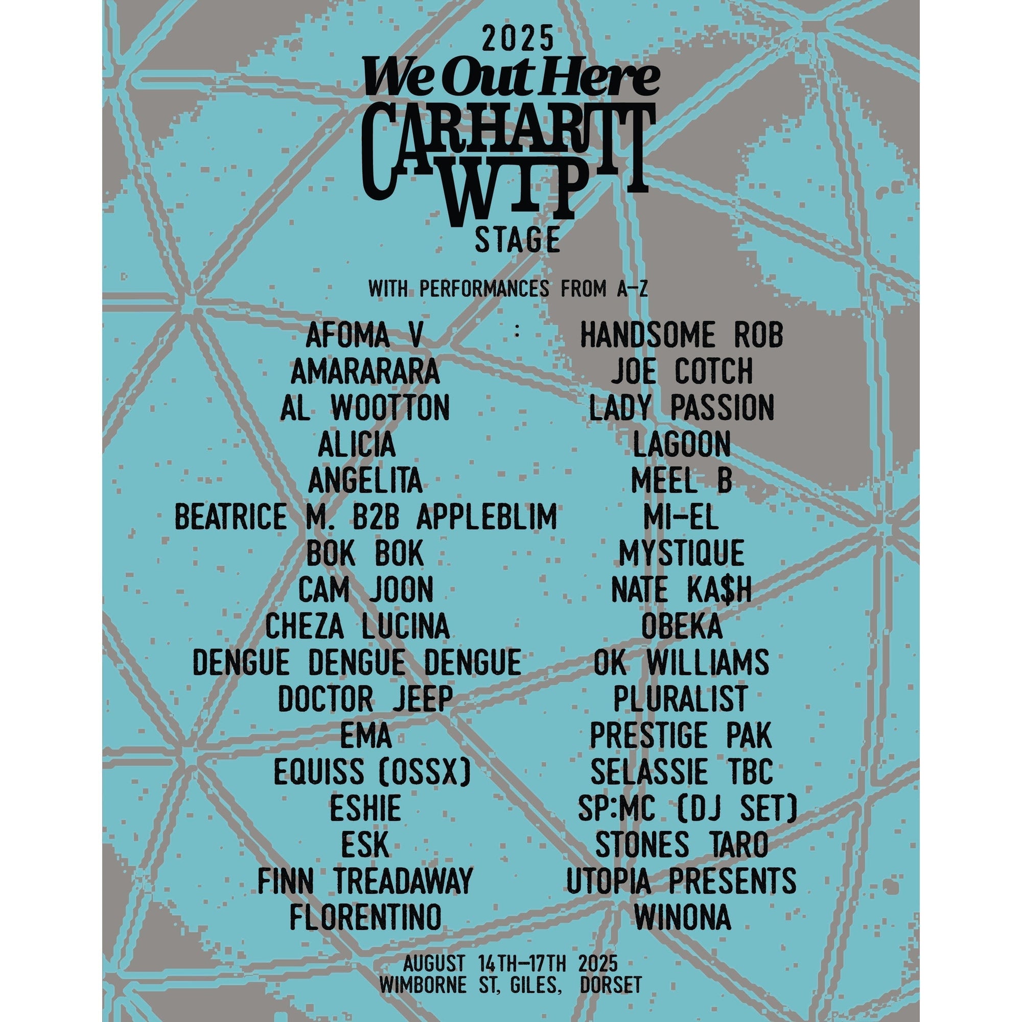 Event: Carhartt WIP Stage Powered by MasterSounds at We Out Here 2025. - MasterSounds