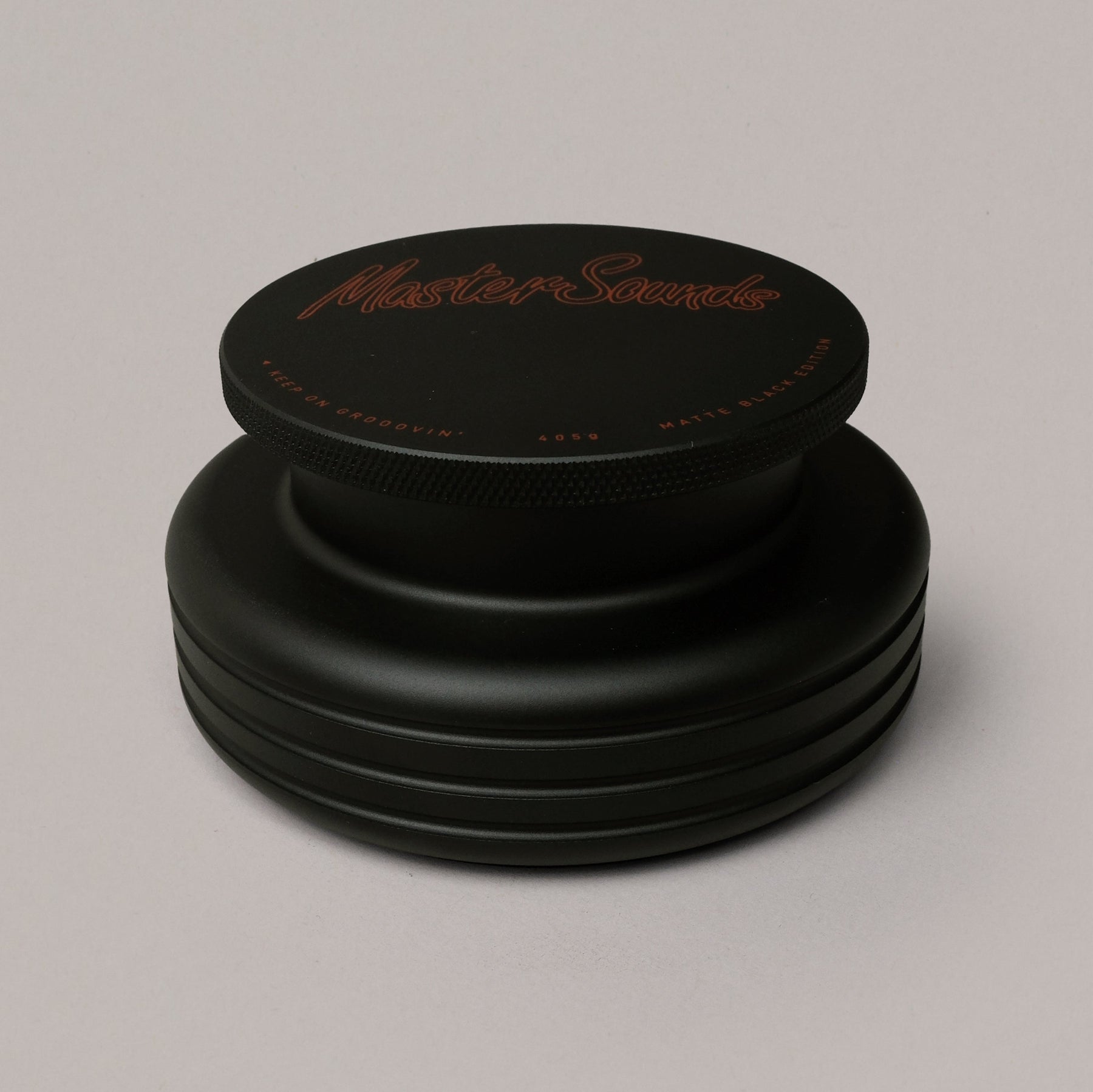 Turntable Weight - "Matte Red" Black - MasterSounds