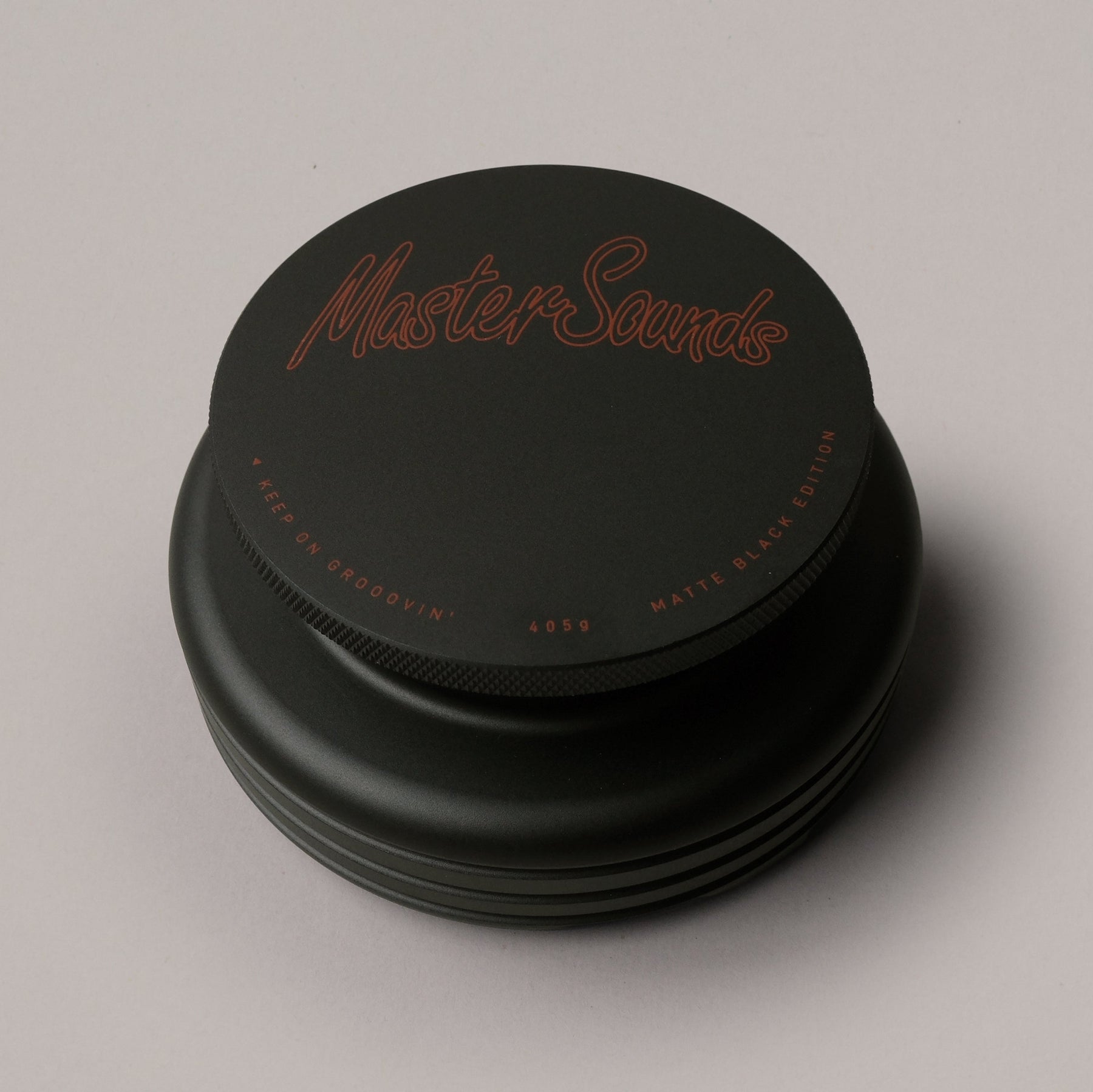 Turntable Weight - "Matte Red" Black - MasterSounds