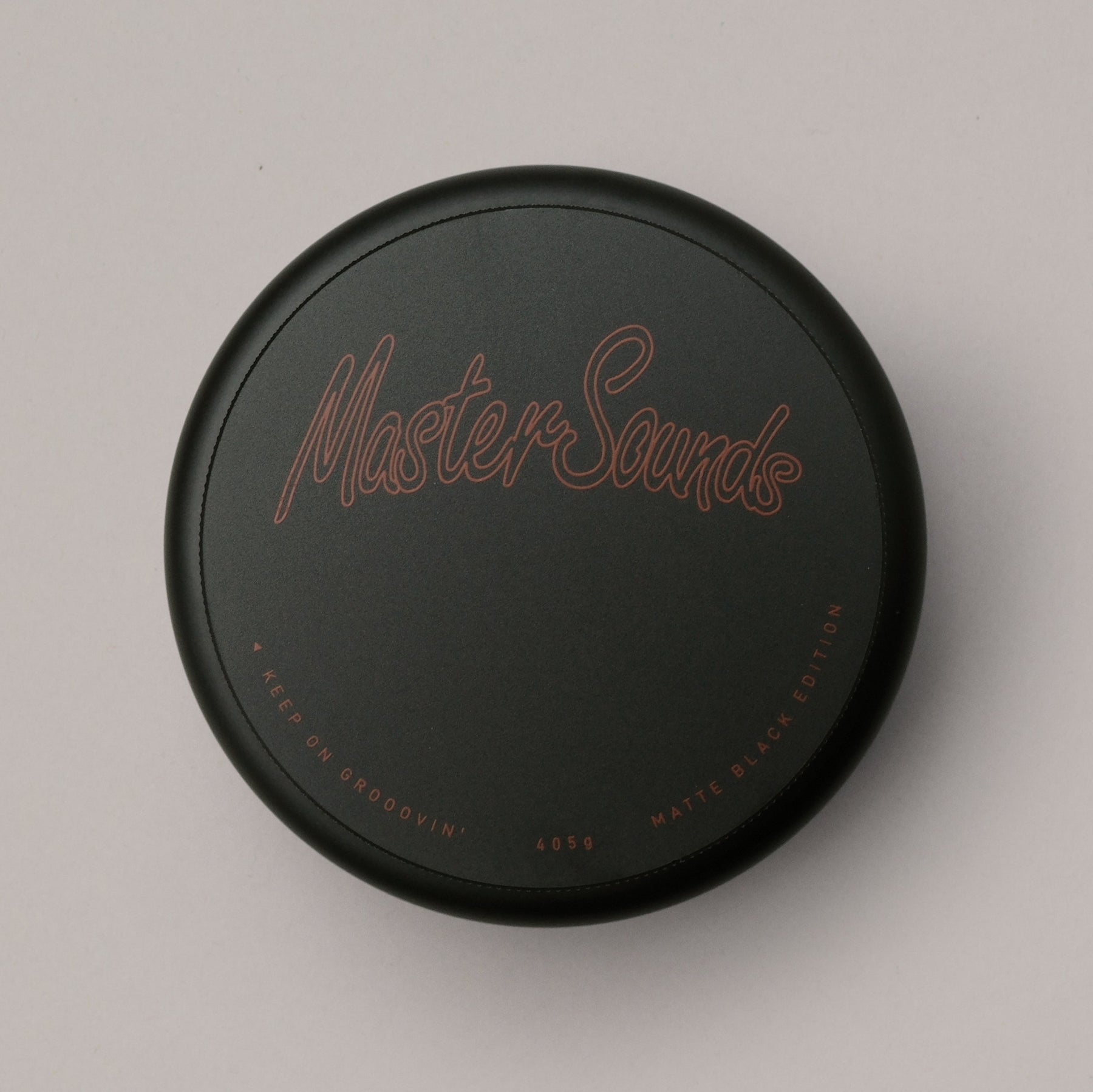 Turntable Weight - "Matte Red" Black - MasterSounds