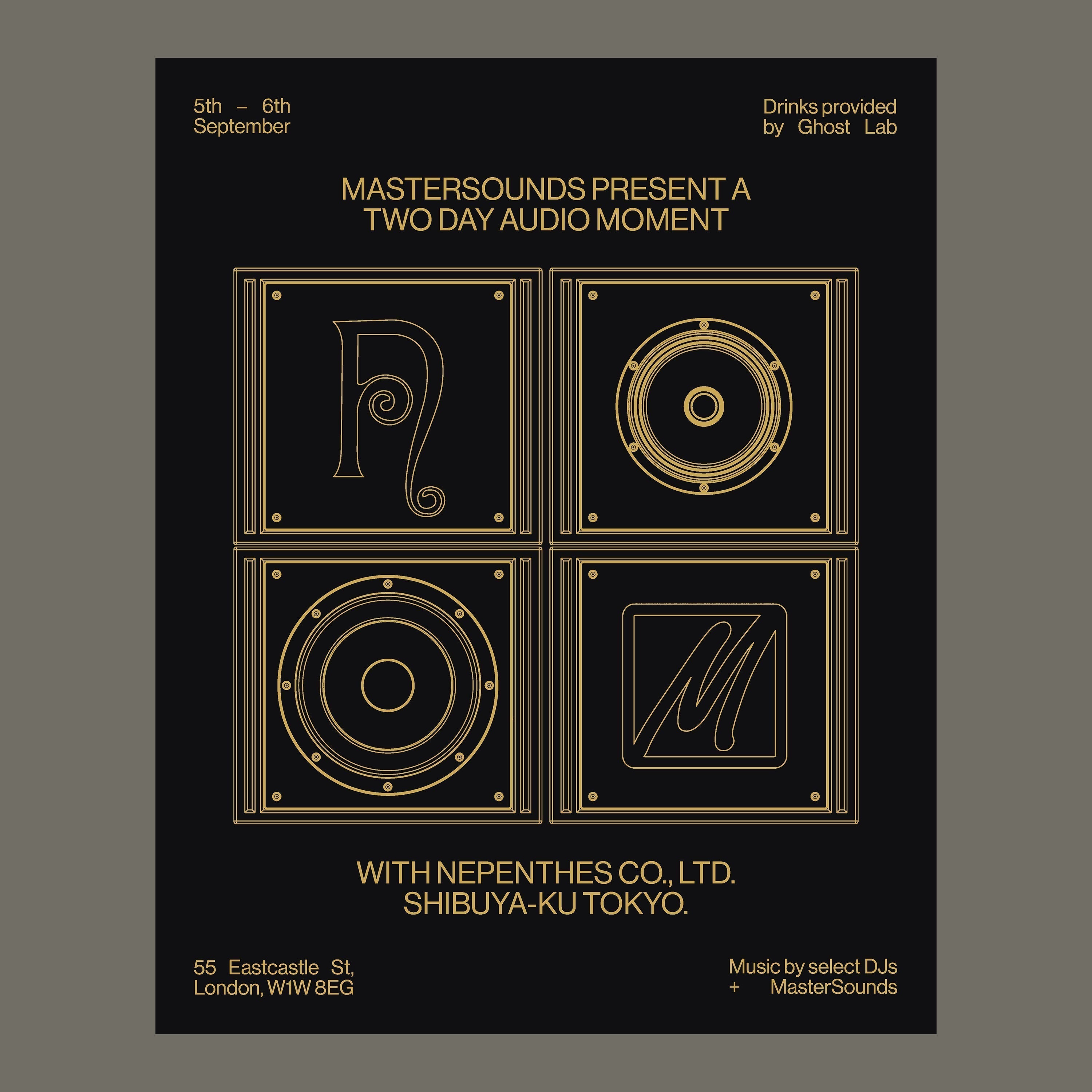 MasterSounds presents a two day Audio Moment at Nepenthes London - MasterSounds
