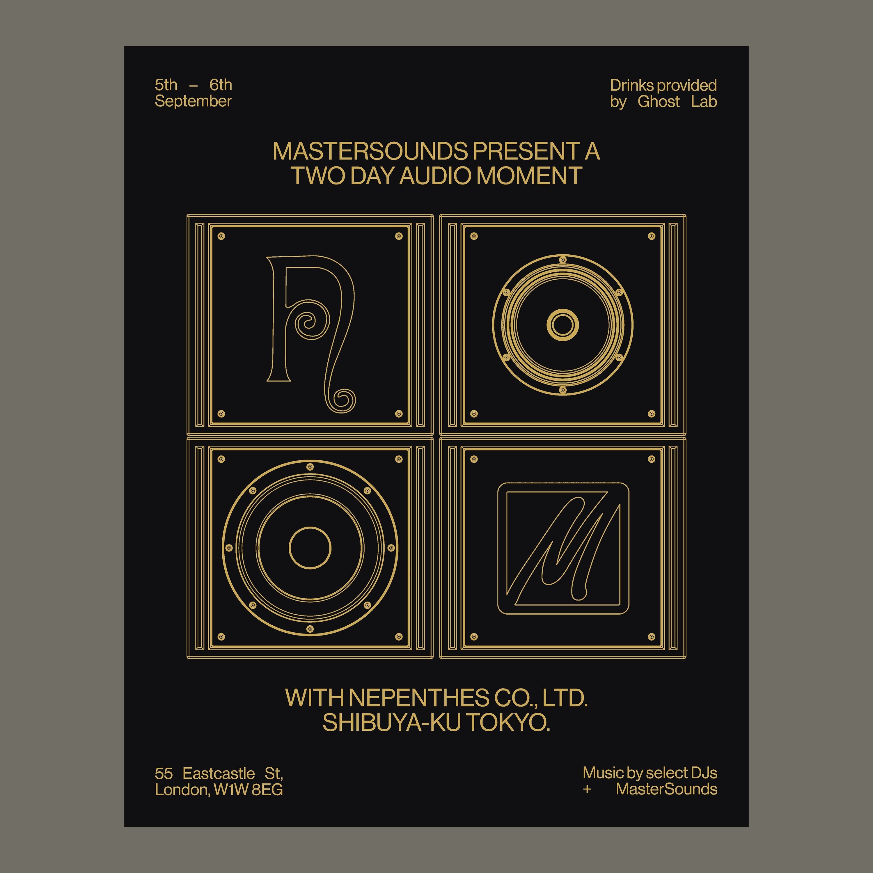 MasterSounds presents a two day Audio Moment at Nepenthes London. - MasterSounds