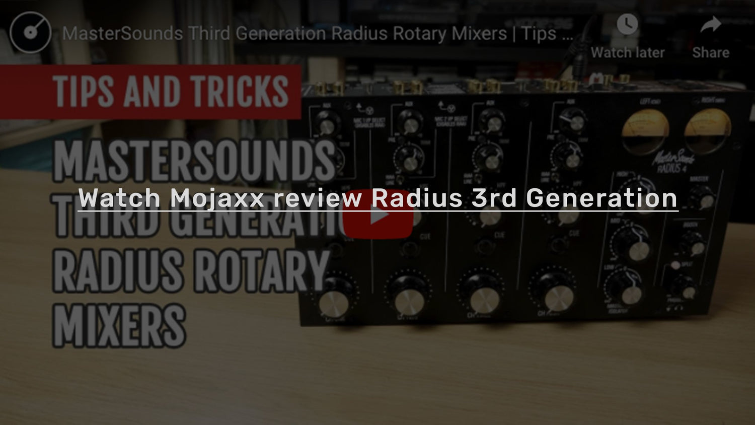 Mojaxx Reviews Radius 3rd Generation on DJ City TV - MasterSounds