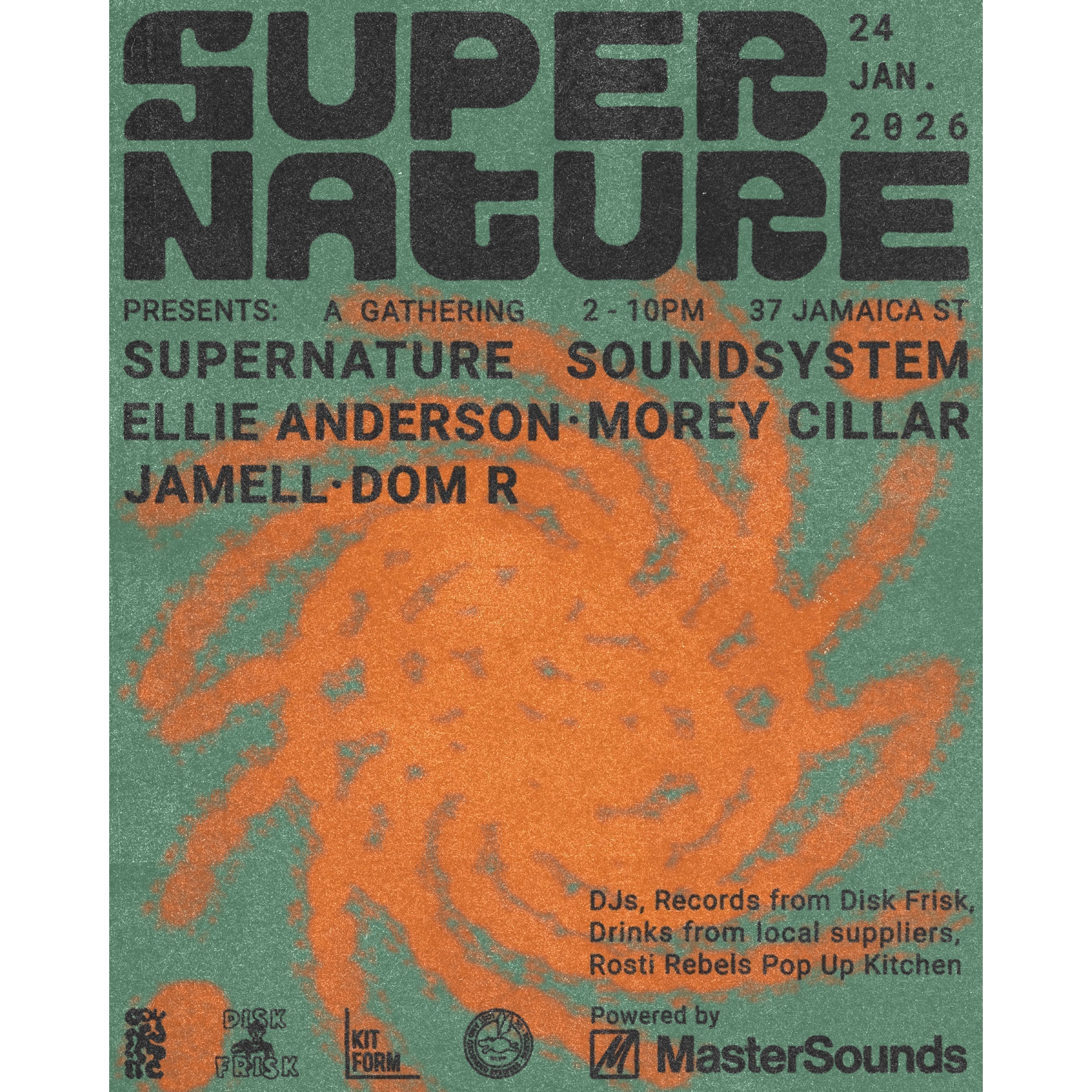 SUPERNATURE AT KIT-FORM: A Gathering - Music/Food/Records - MasterSounds