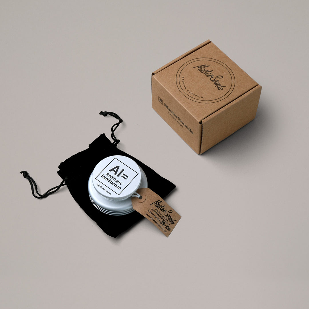 Turntable Weight - "Analogue Intelligence" Silver