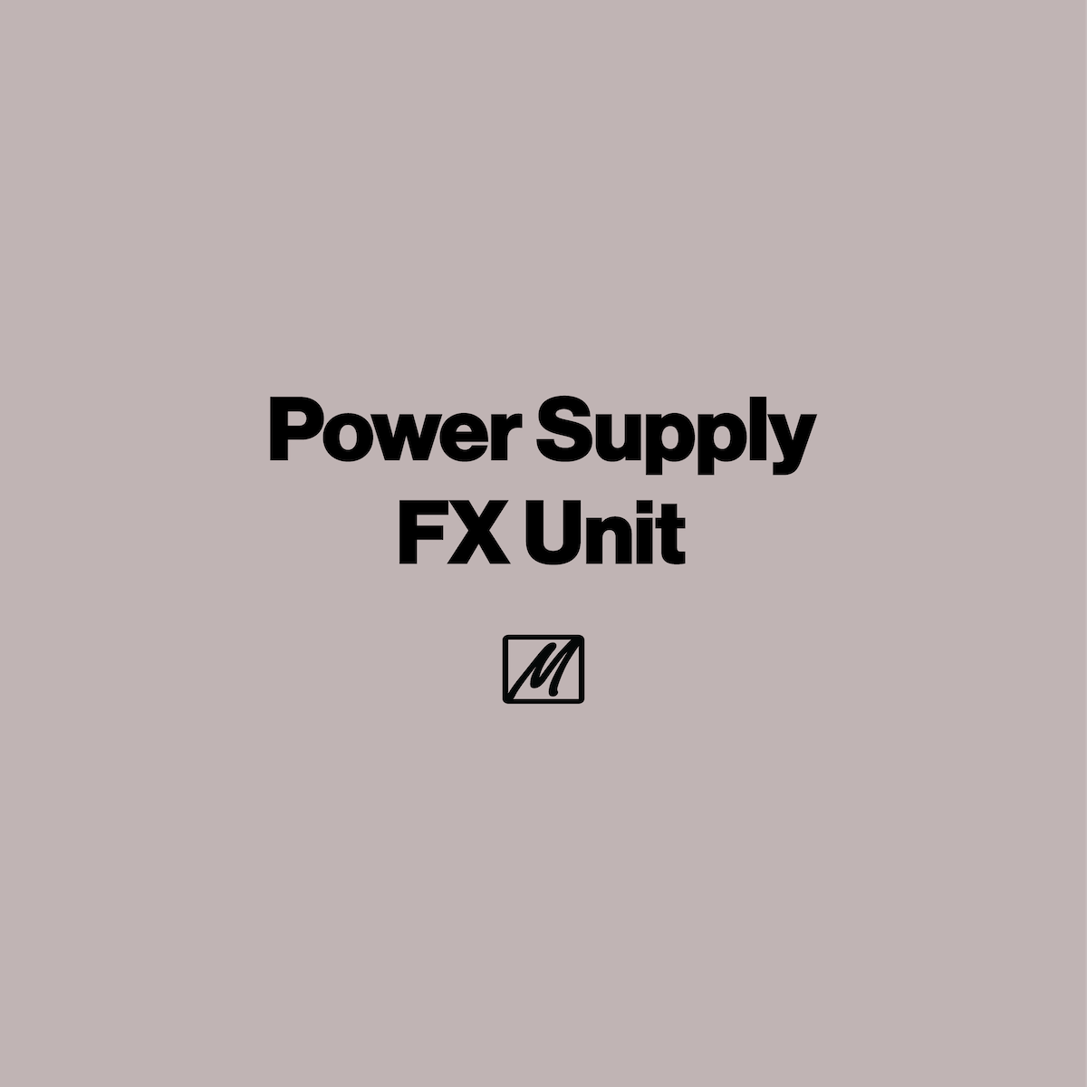 Power Supply Adapter - for MasterSounds FX Unit