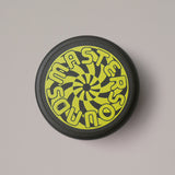 Black 45 Adapter Screen Printed Turbine Yellow - MasterSounds