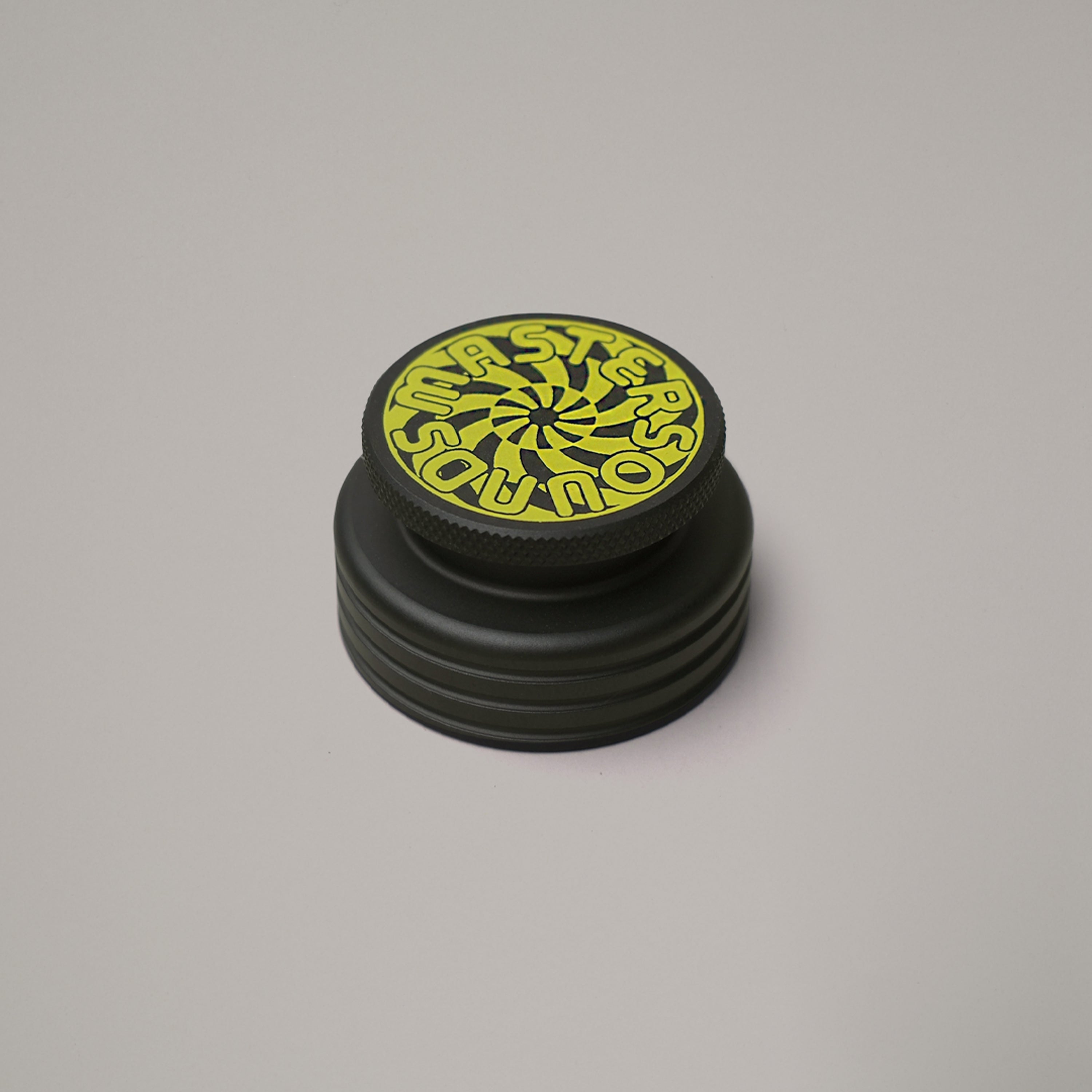 Black 45 Adapter with Yellow Turbine Graphic - MasterSounds