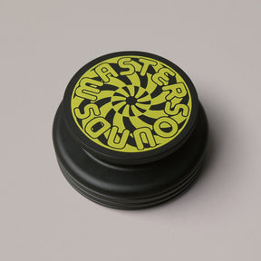 Black Turntable Weight Screen Print Turbine Yellow - MasterSounds
