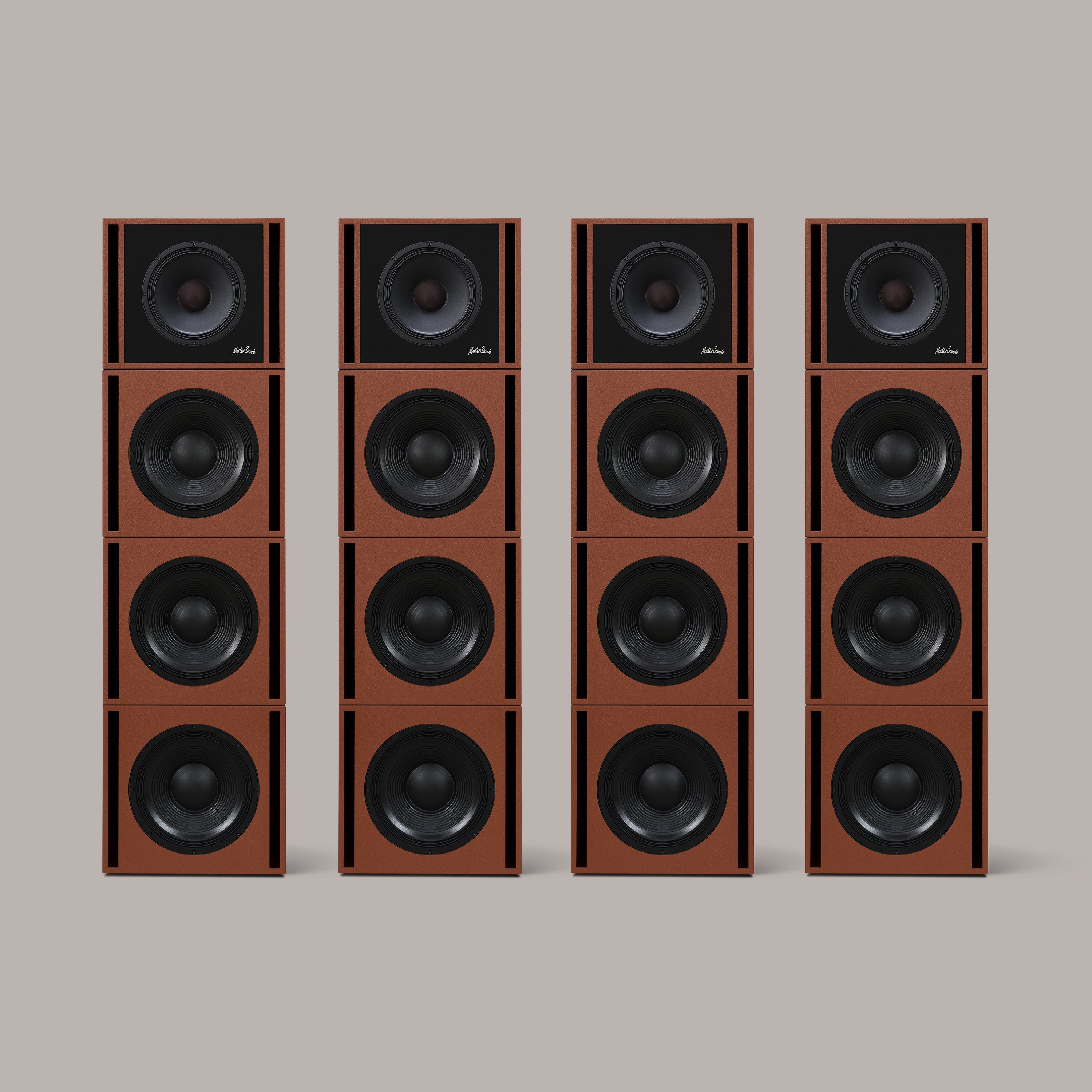 Clarity M - 1215 Audio System in Copper Brown - MasterSounds