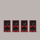 Clarity M - 1215 Audio System in Coral Red - MasterSounds