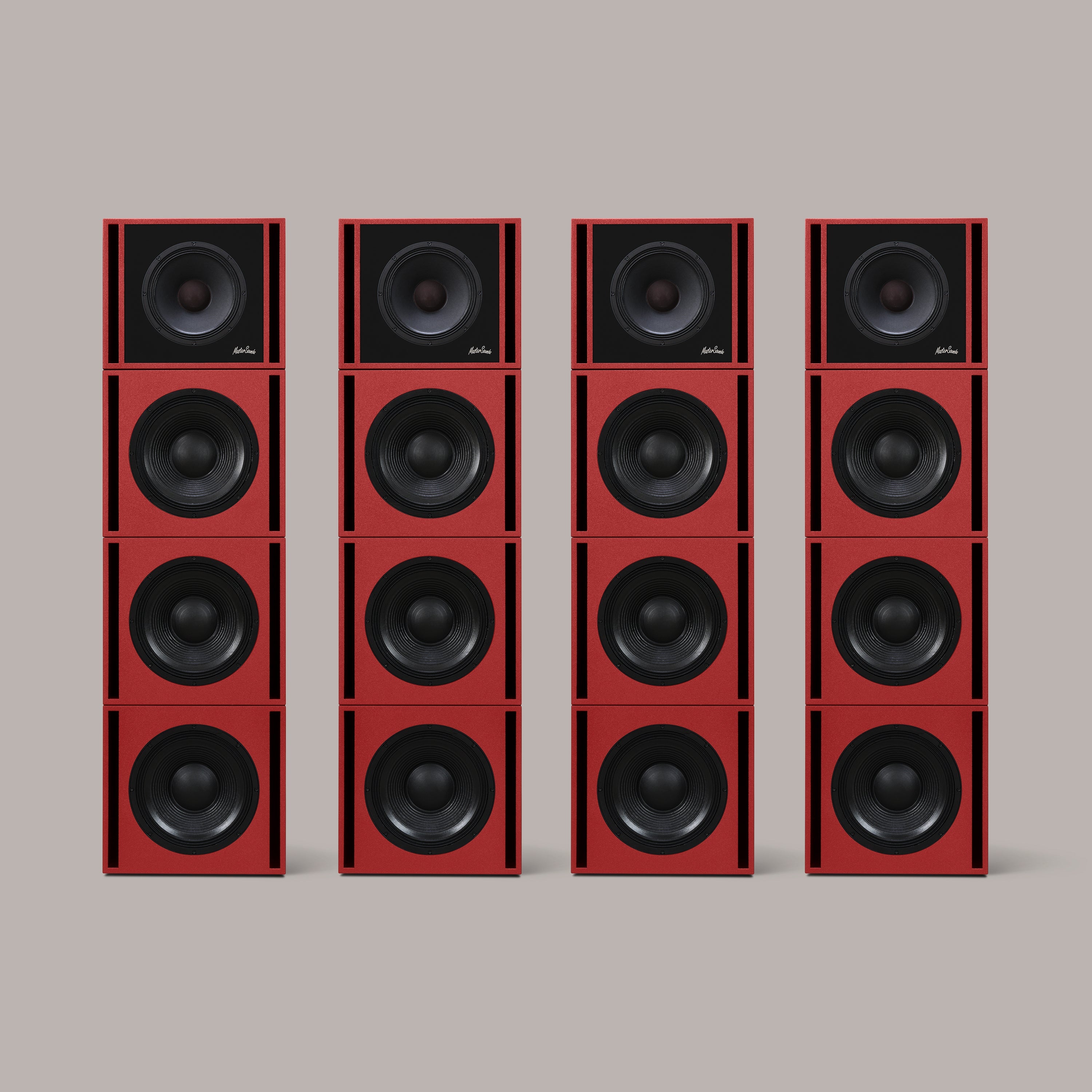 Clarity M - 1215 Audio System in Coral Red - MasterSounds
