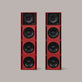 Clarity M - 1215 Audio System in Coral Red - MasterSounds