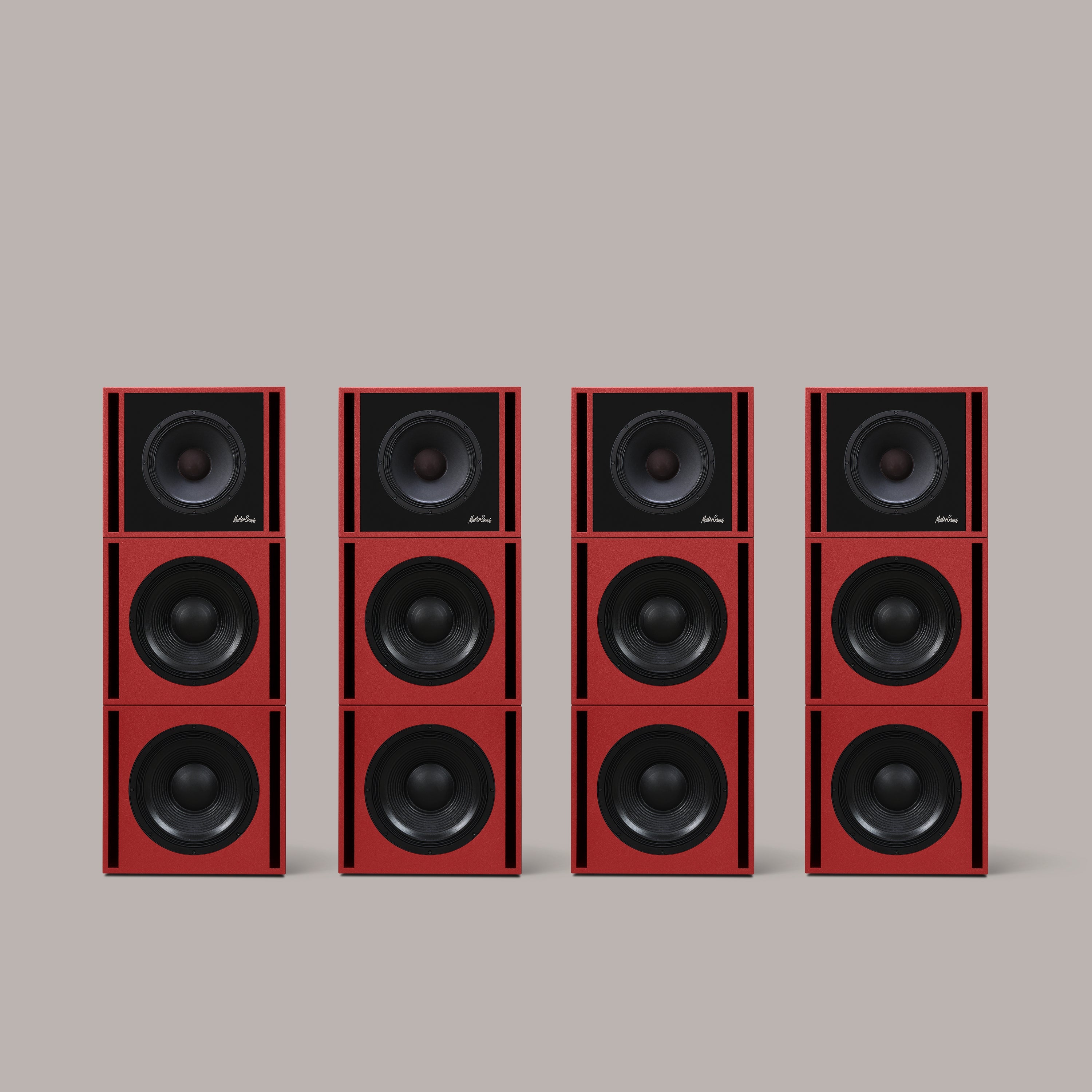 Clarity M - 1215 Audio System in Coral Red - MasterSounds