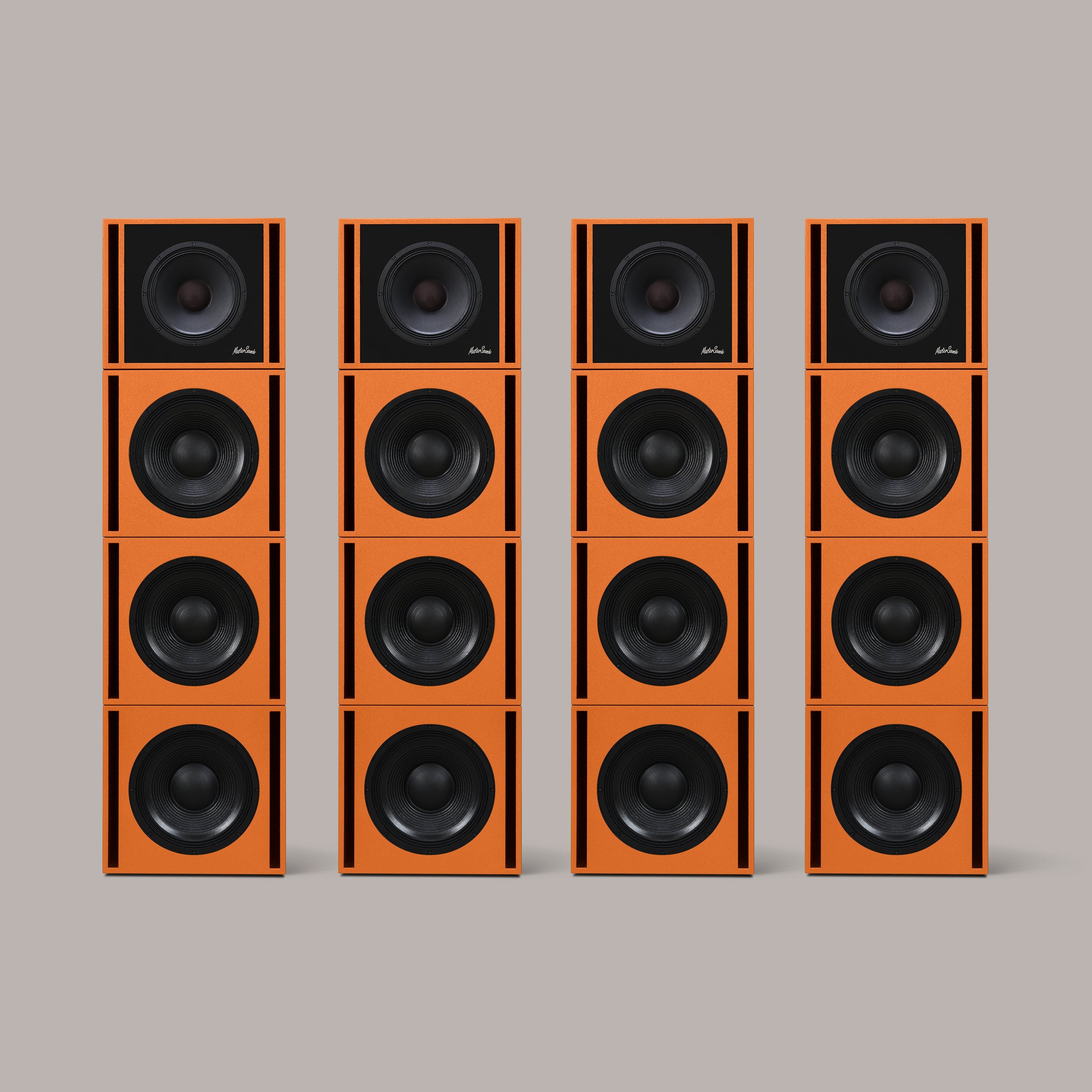 Clarity M - 1215 Audio System in Deep Orange - MasterSounds