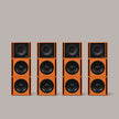 Clarity M - 1215 Audio System in Deep Orange - MasterSounds