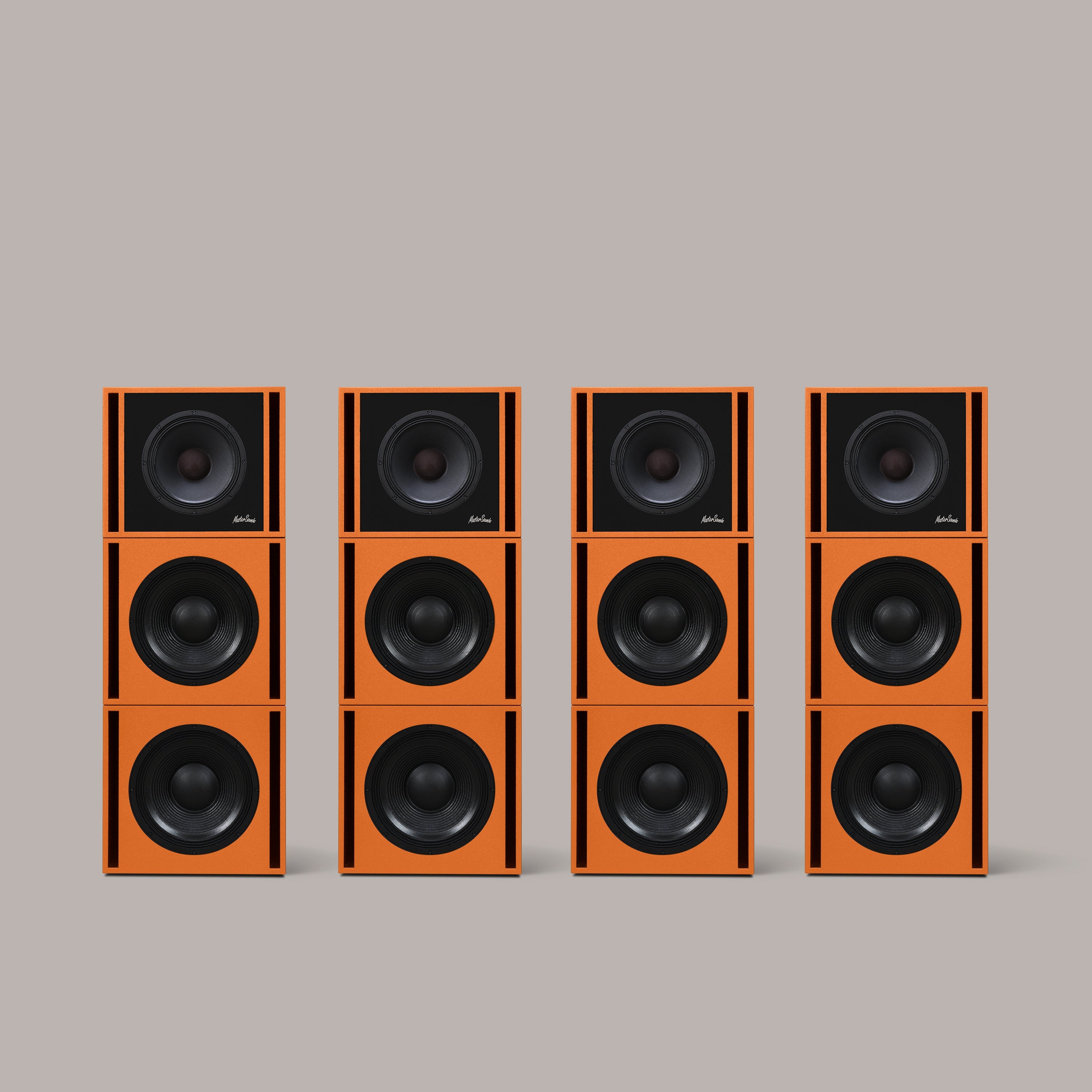 Clarity M - 1215 Audio System in Deep Orange - MasterSounds