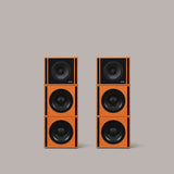 Clarity M - 1215 Audio System in Deep Orange - MasterSounds