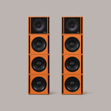 Clarity M - 1215 Audio System in Deep Orange - MasterSounds