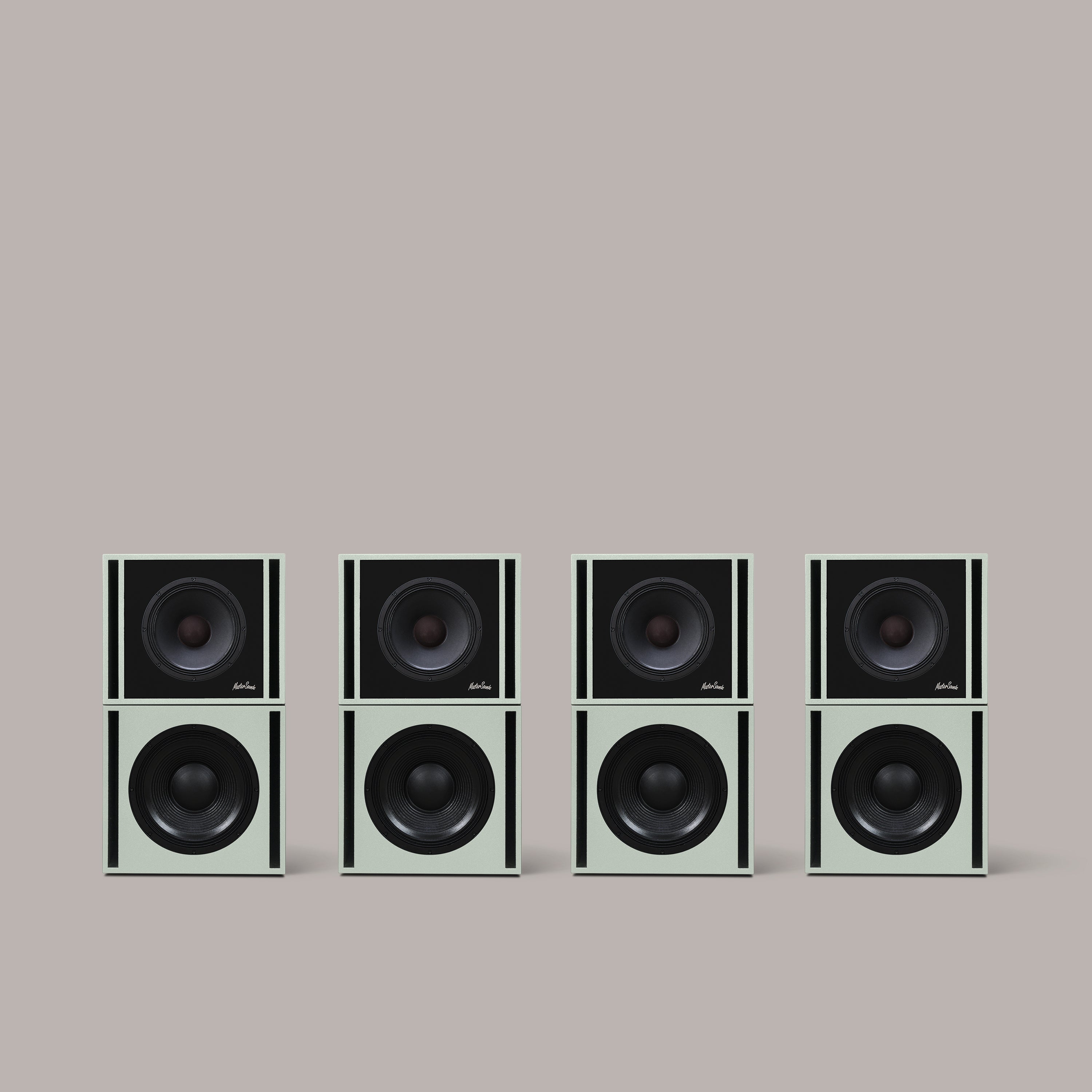 Clarity M - 1215 Audio System in Grey White - MasterSounds