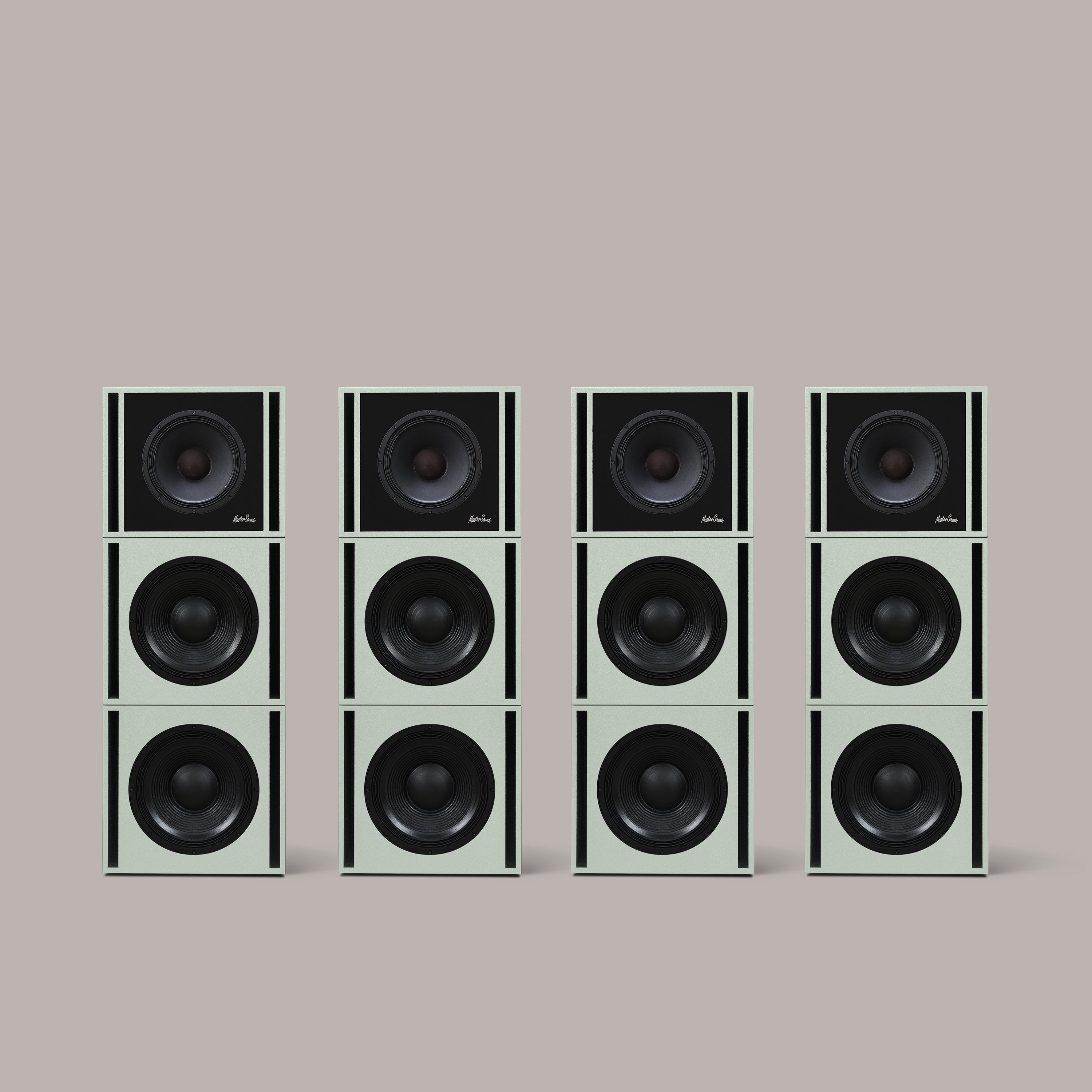 Clarity M - 1215 Audio System in Grey White - MasterSounds