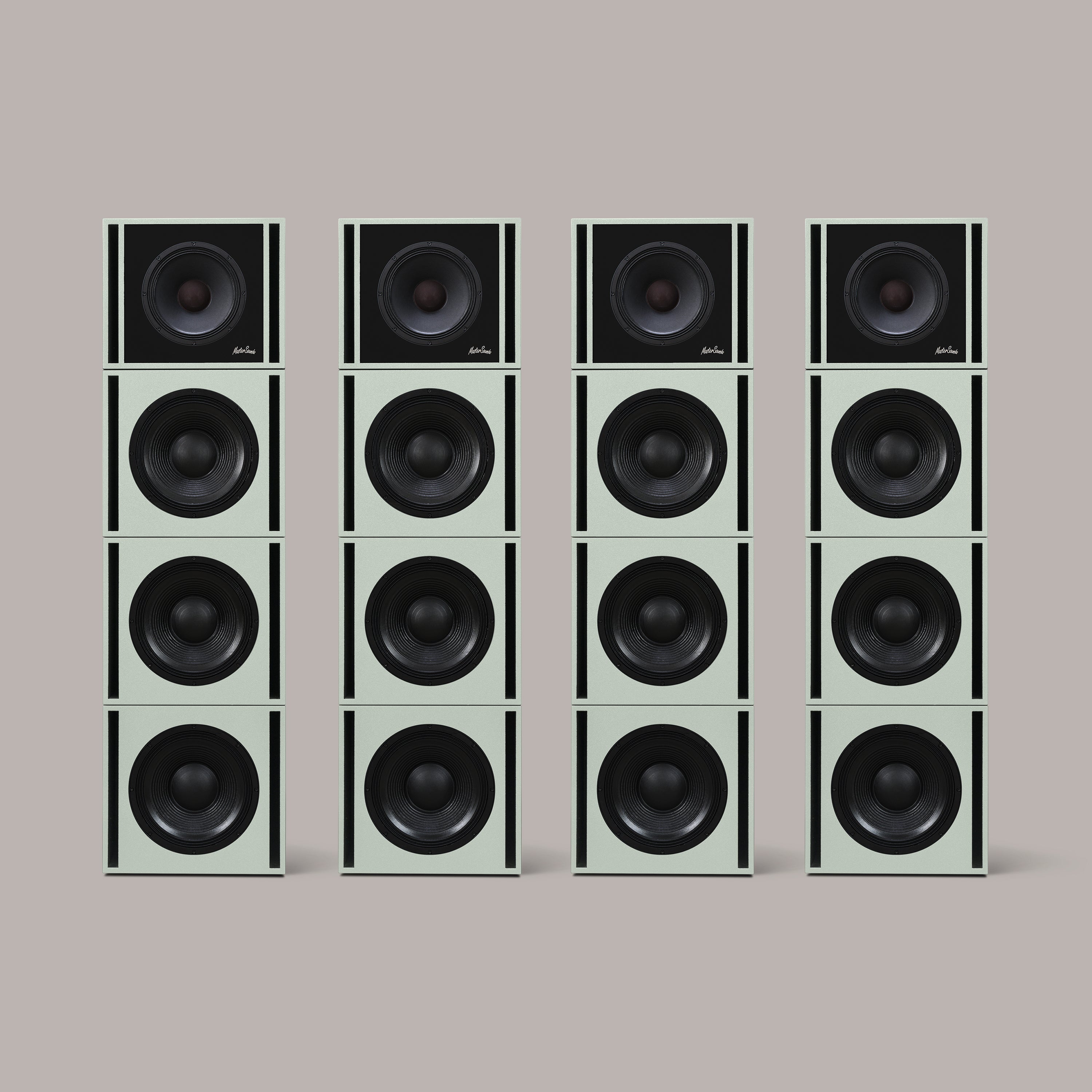 Clarity M - 1215 Audio System in Grey White - MasterSounds
