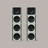 Clarity M - 1215 Audio System in Grey White - MasterSounds