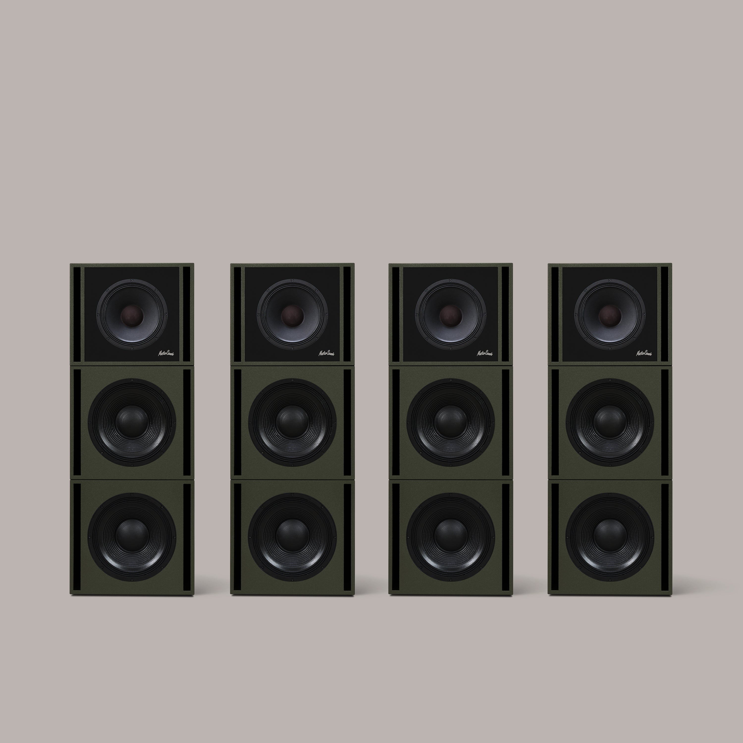 Clarity M - 1215 Audio System in Olive Green - MasterSounds