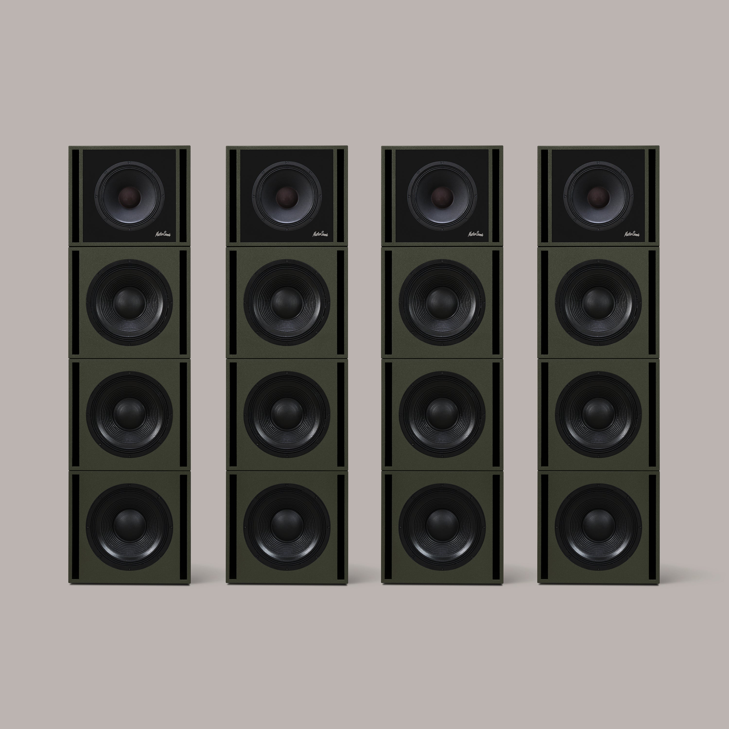 Clarity M - 1215 Audio System in Olive Green - MasterSounds