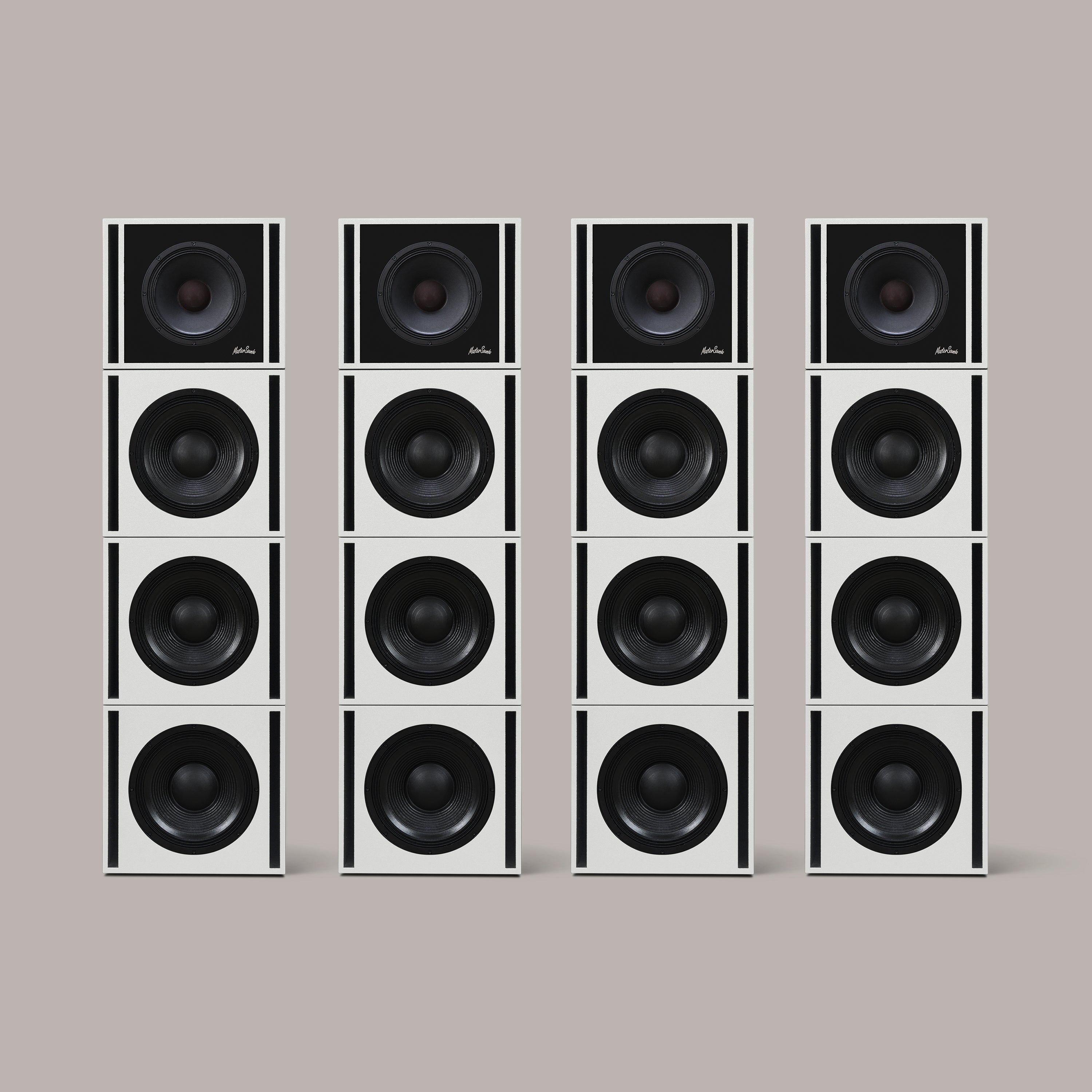 Clarity M - 1215 Audio System in Pure White - MasterSounds