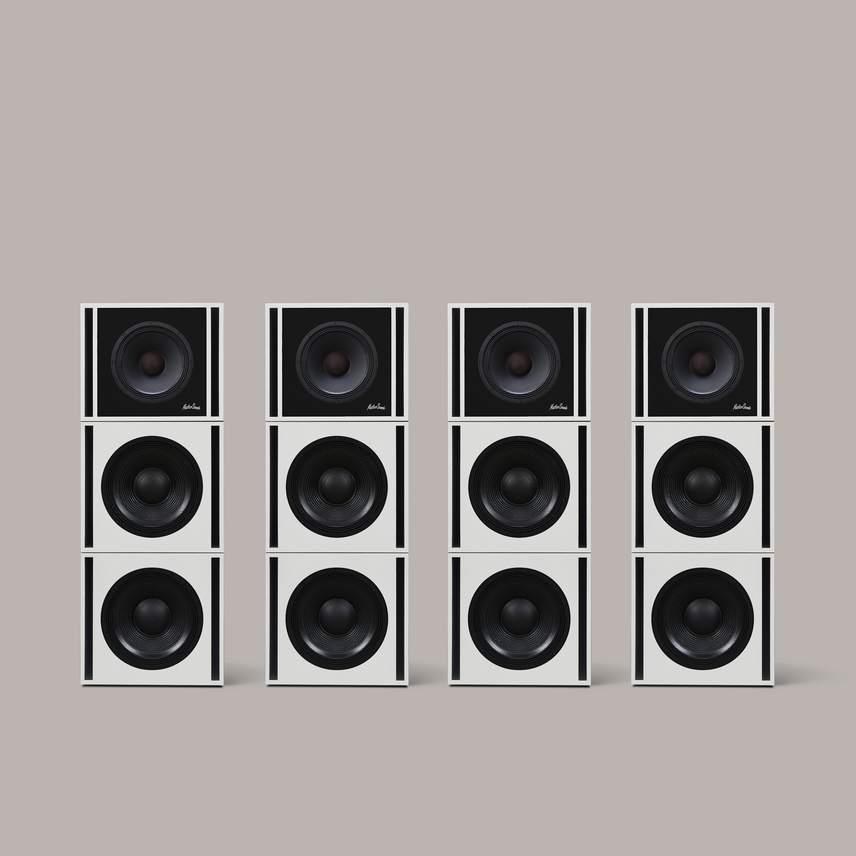 Clarity M - 1215 Audio System in Pure White - MasterSounds
