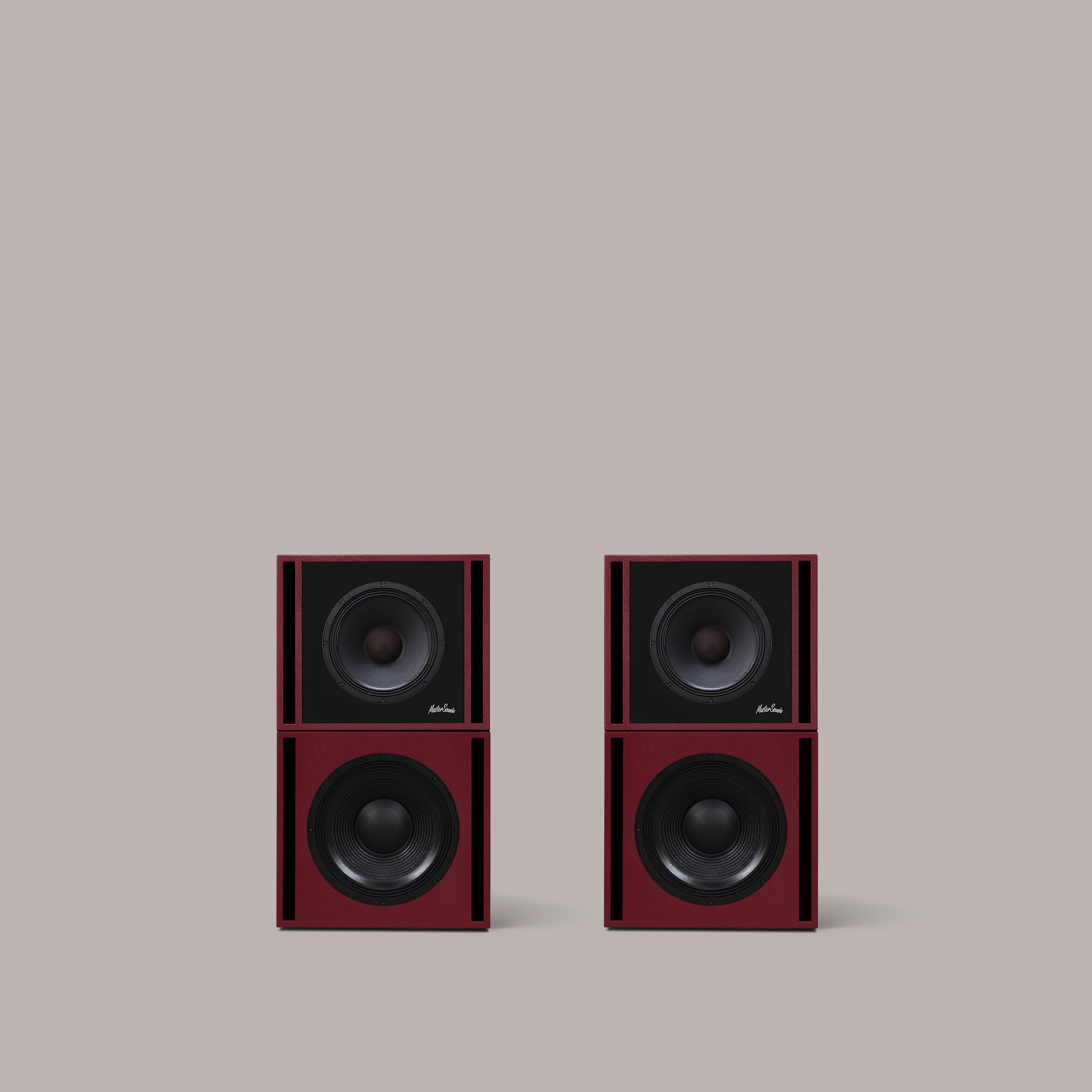 Clarity M-1215 Audio System in Purple Red - 2:2 - MasterSounds