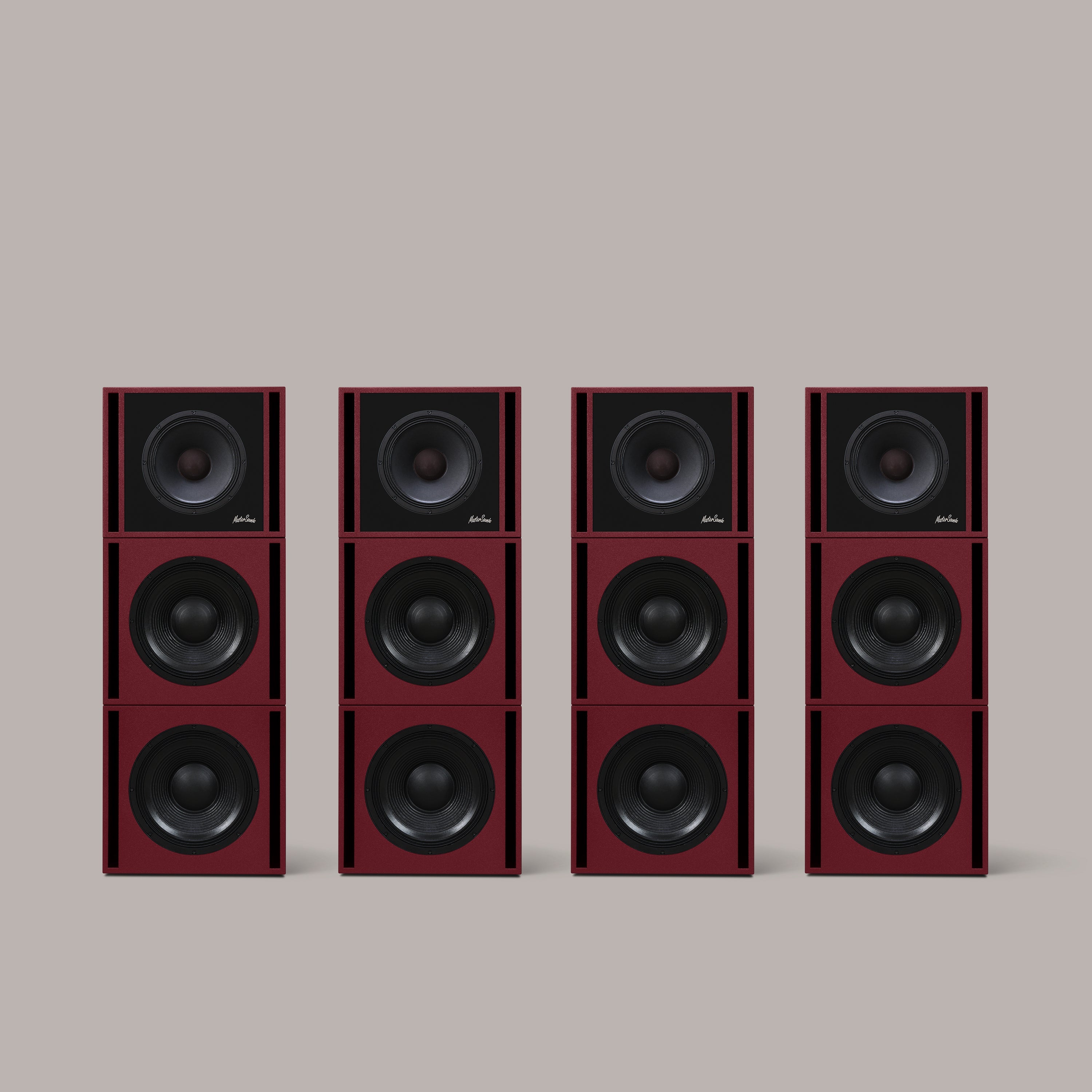 Clarity M - 1215 Audio System in Purple Red - MasterSounds