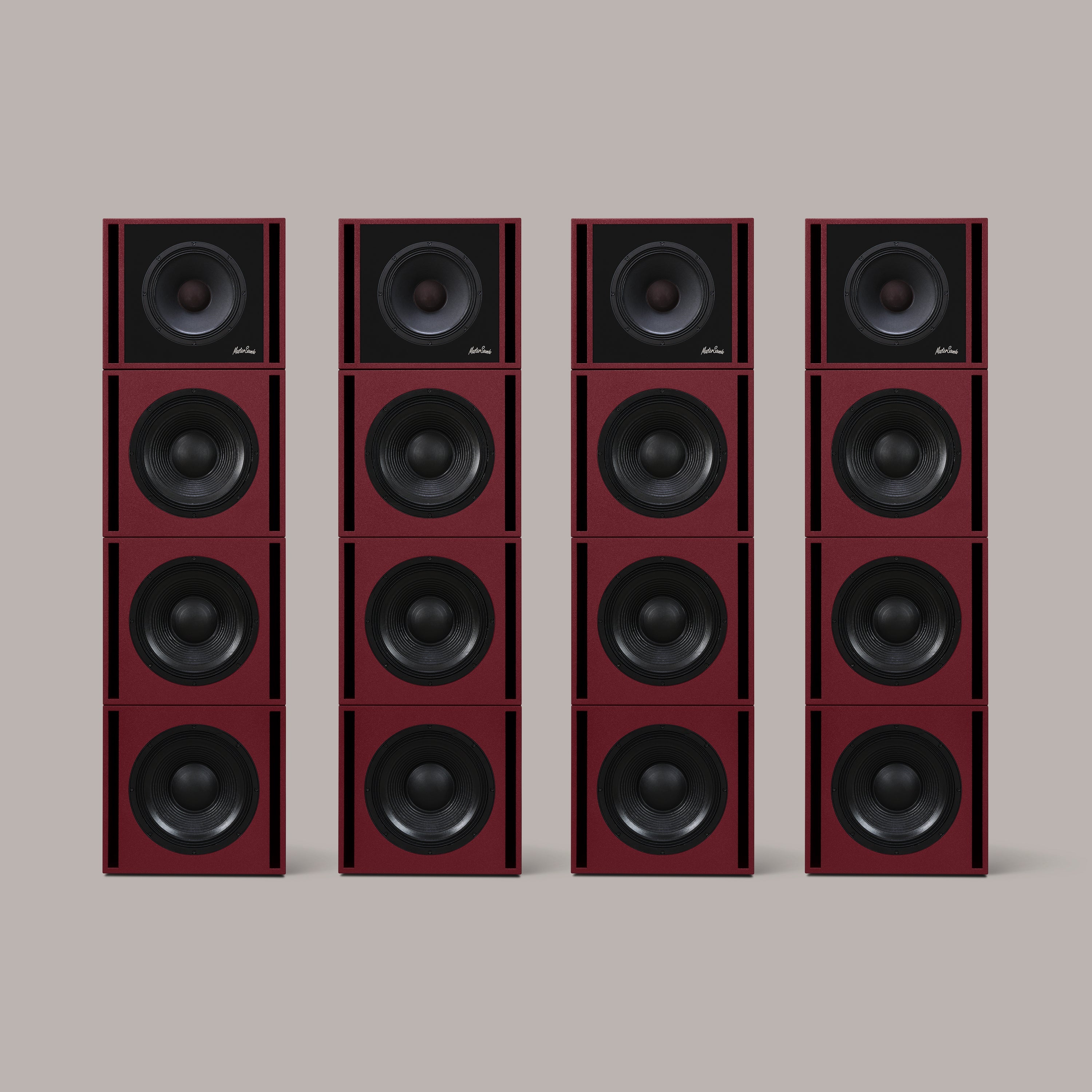 Clarity M - 1215 Audio System in Purple Red - MasterSounds
