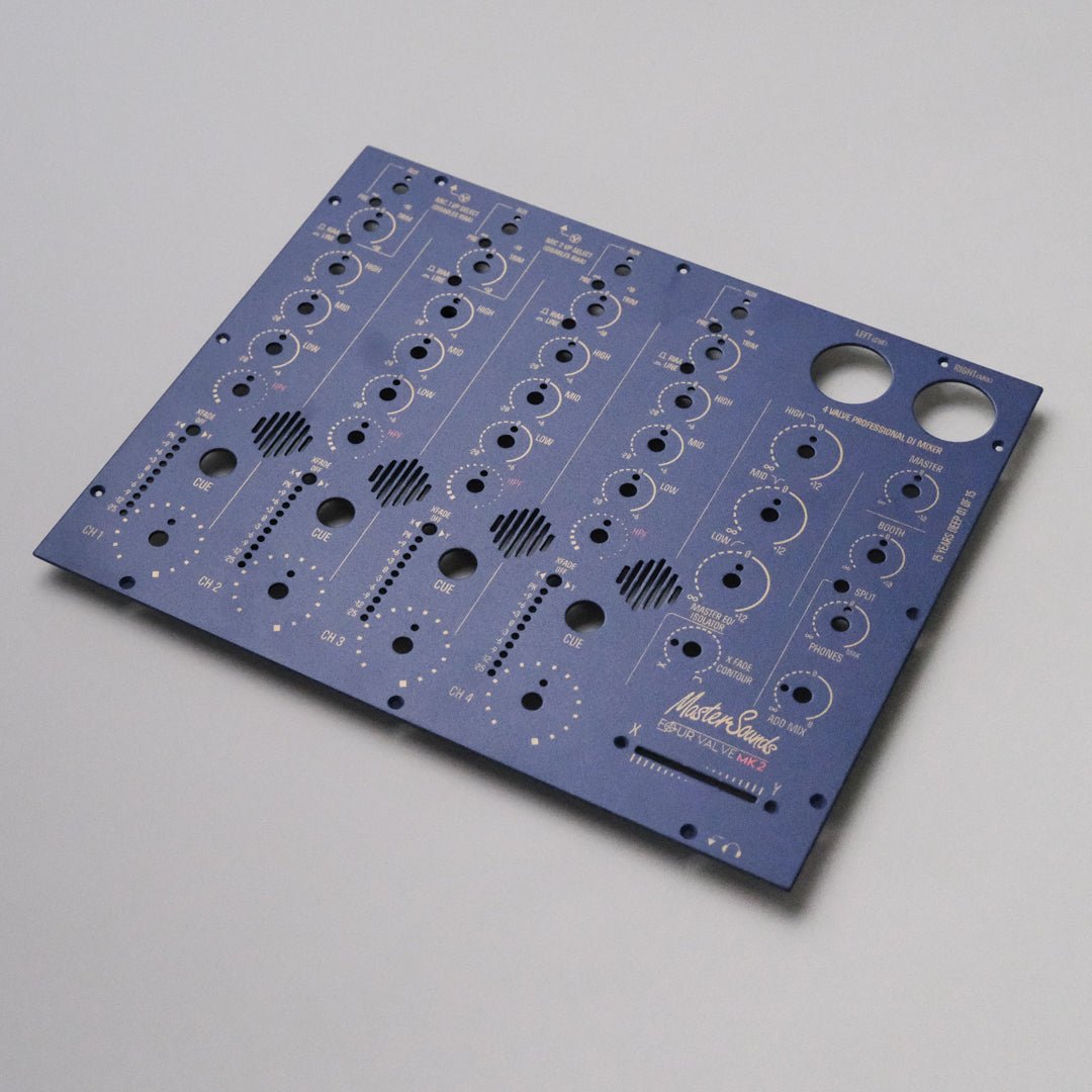 Four VALVE MK2: Blue Faceplate - MasterSounds