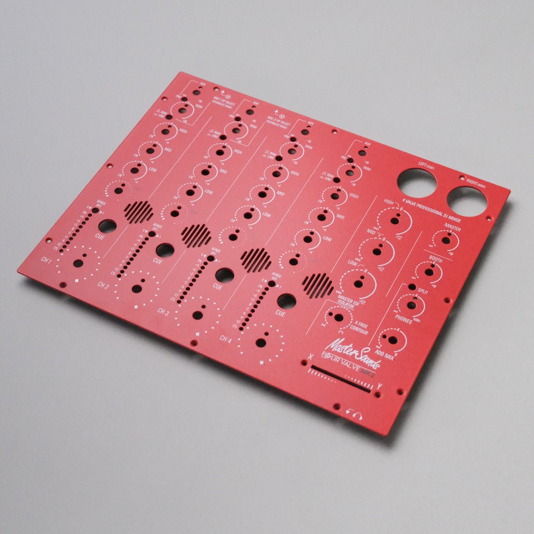 Four VALVE MK2: Red Faceplate - MasterSounds