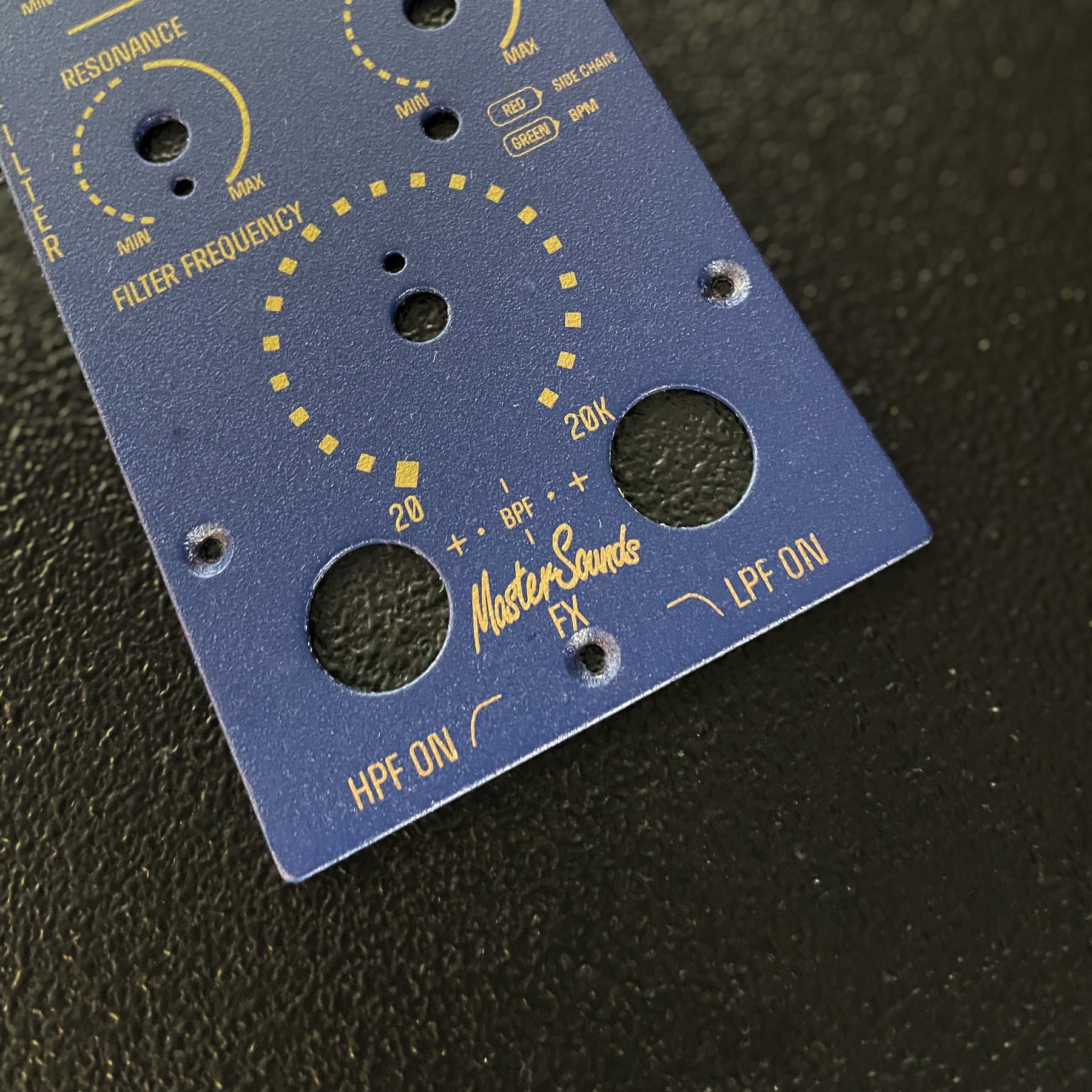 FX Faceplate Blue - MasterSounds