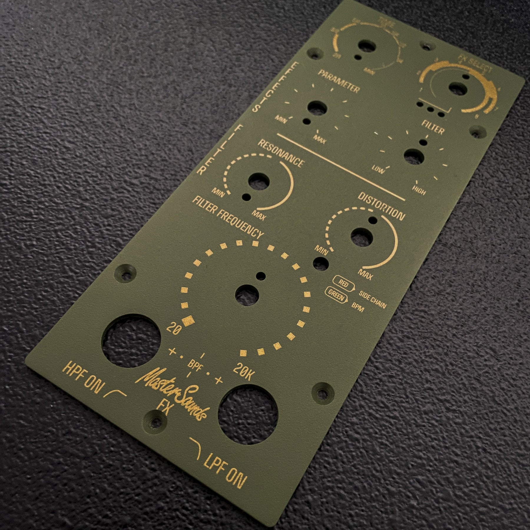 FX Faceplate Green - MasterSounds