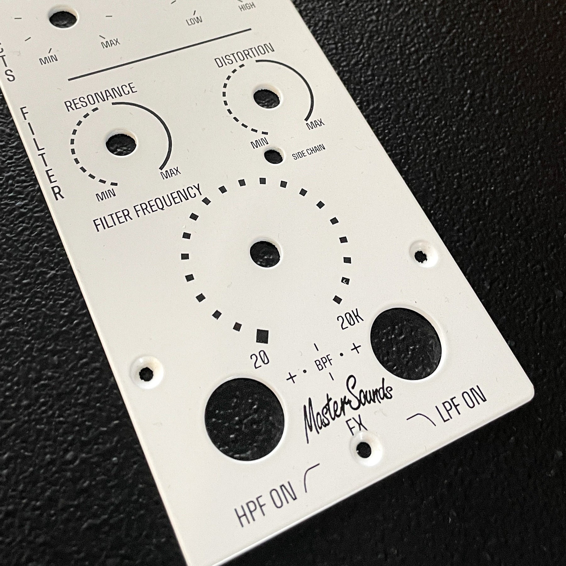 FX Faceplate White - MasterSounds