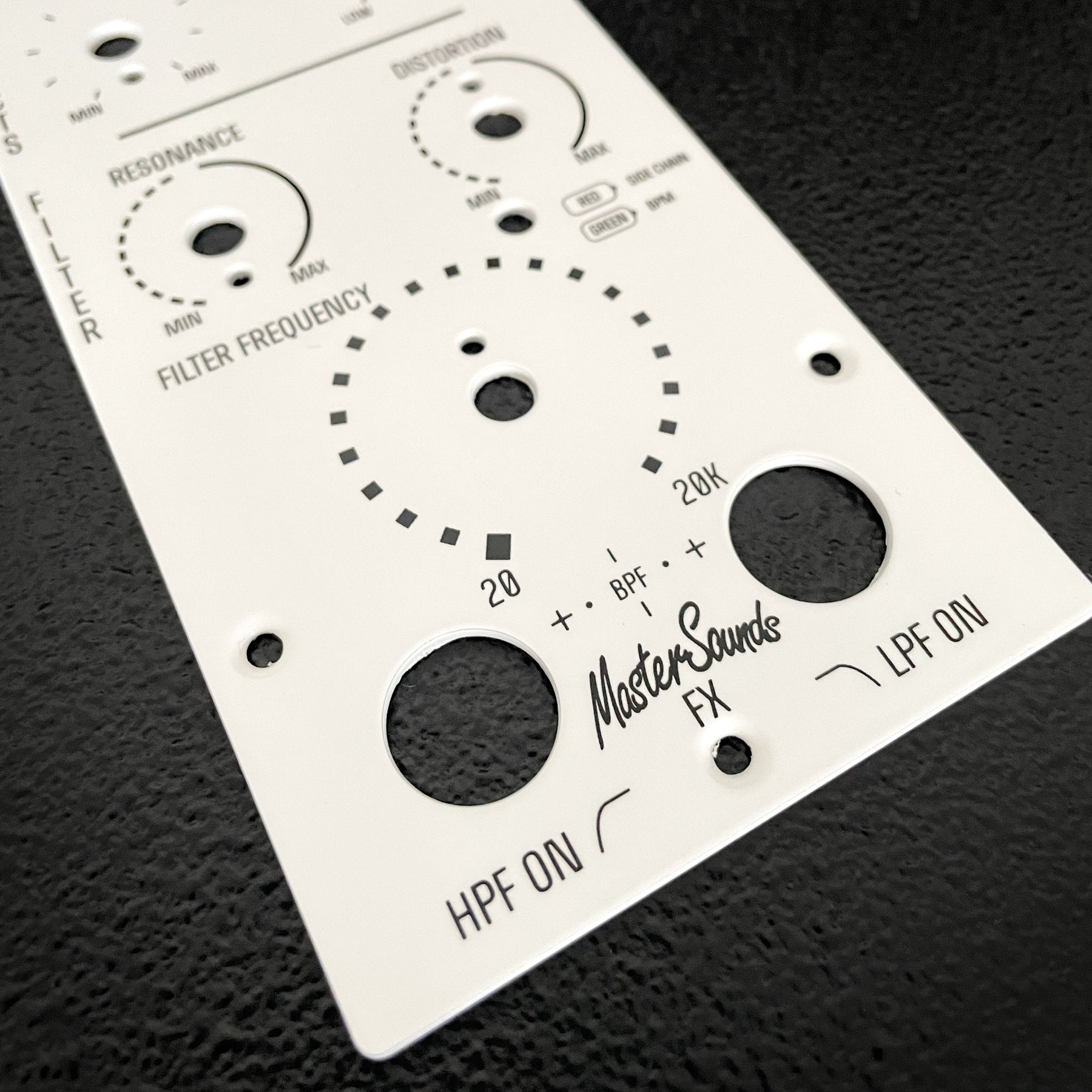 FX Faceplate White - MasterSounds