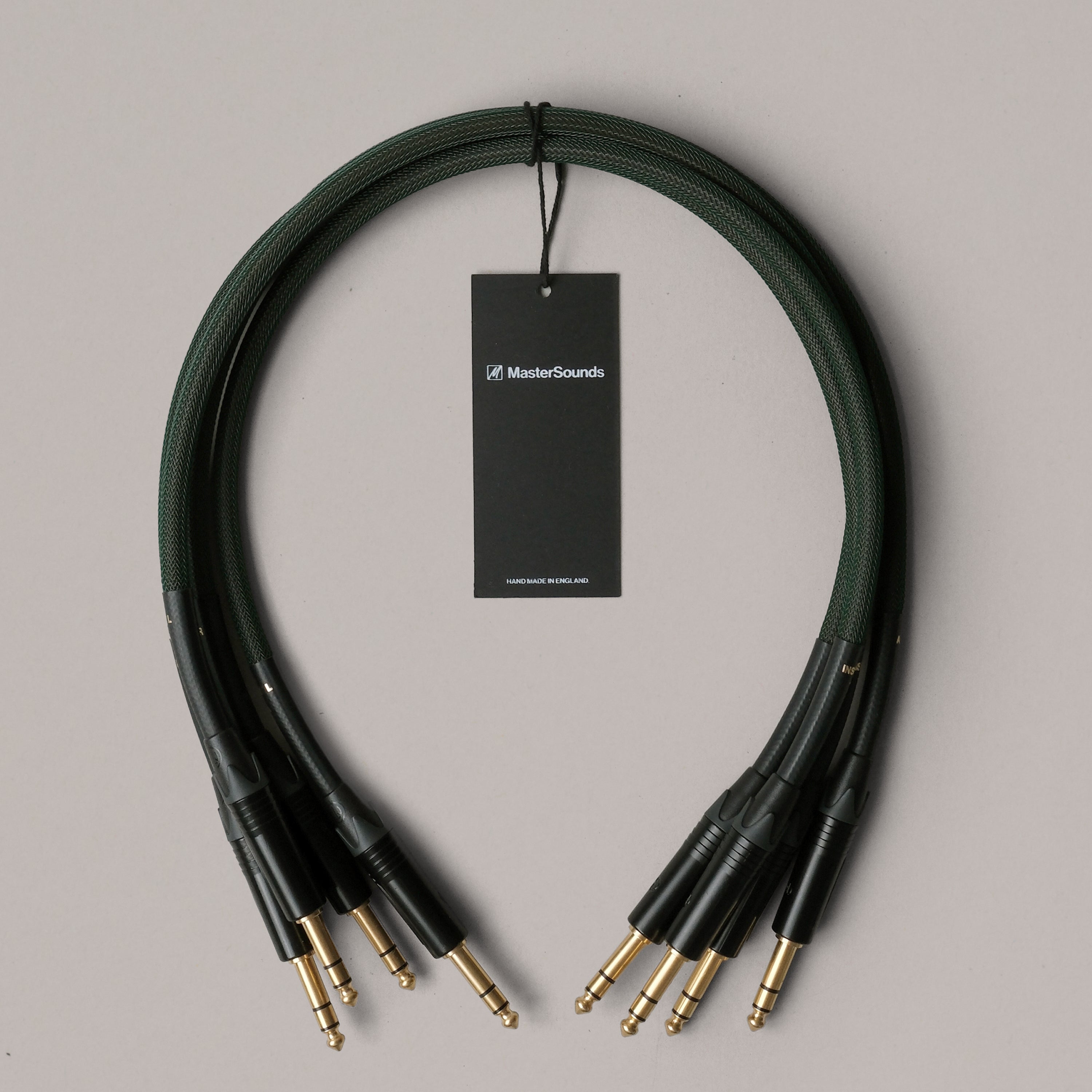 GroooveLINE Cable - 1/4” TRS TO 1/4” TRS Auxilary Cable Set - MasterSounds