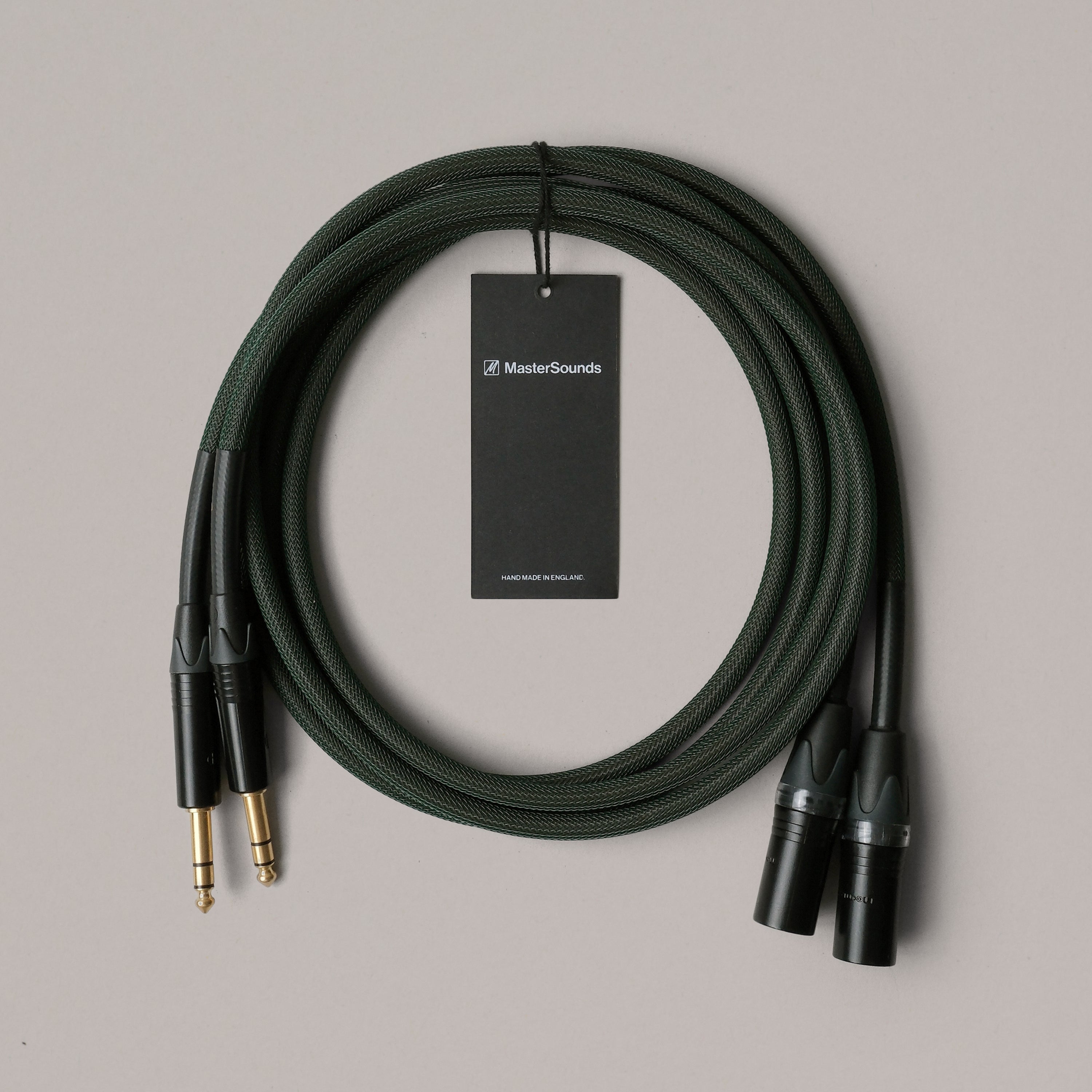 GroooveLINE Cable - XLR Male To 1/4” TRS Stereo Pair - MasterSounds