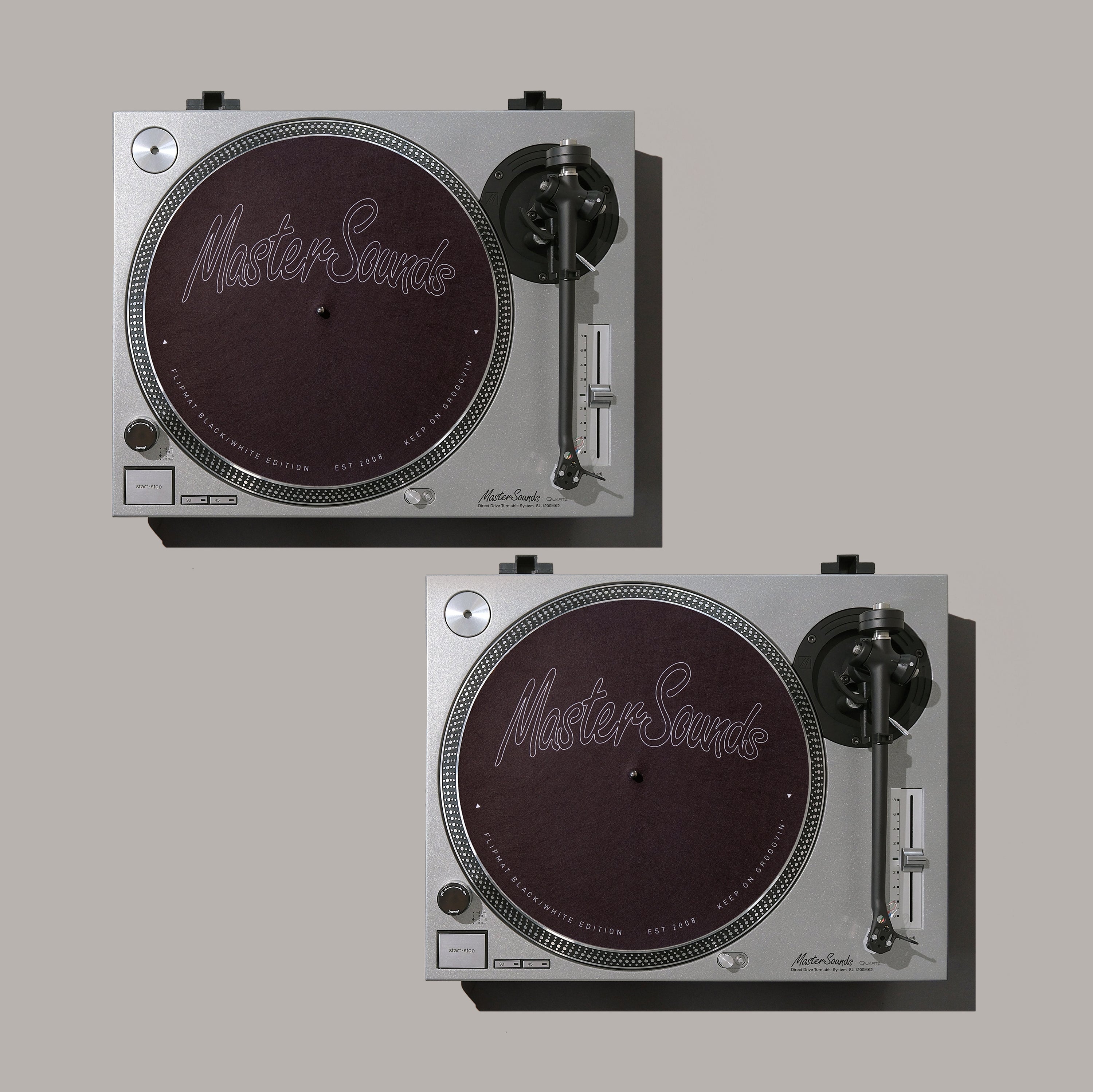 MasterSounds SL - 1200MK2 Pair in Classic Silver - MasterSounds
