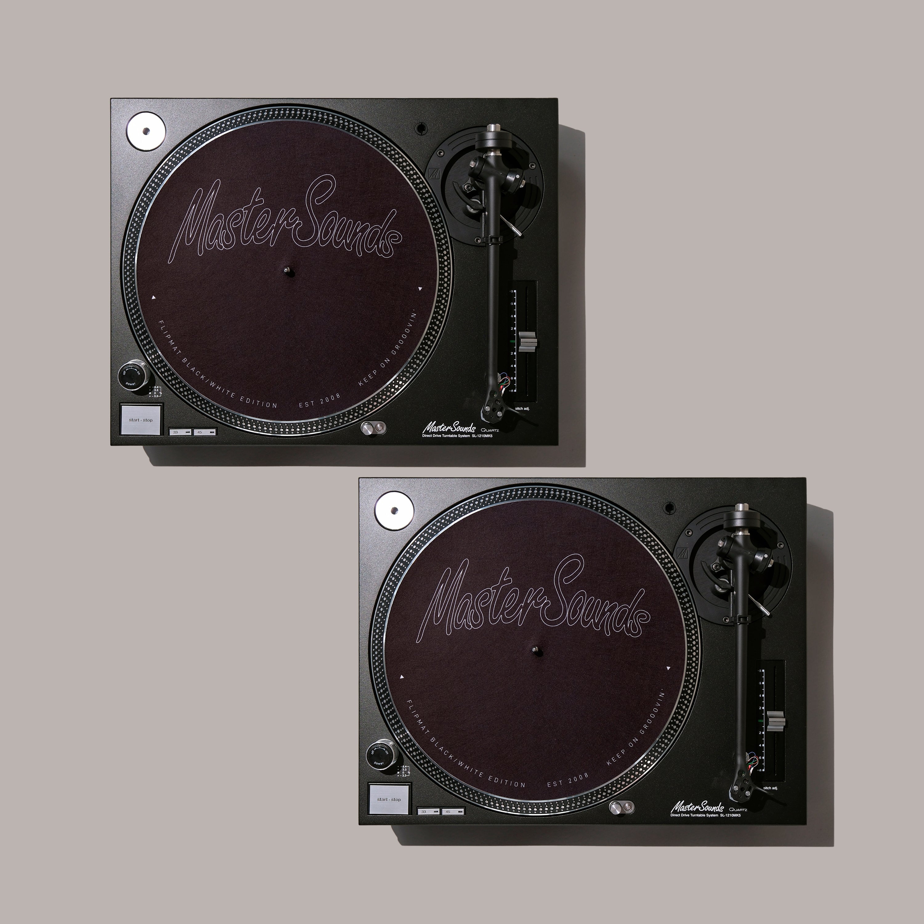 MasterSounds SL - 1210MK2 Pair in Textured Black - MasterSounds