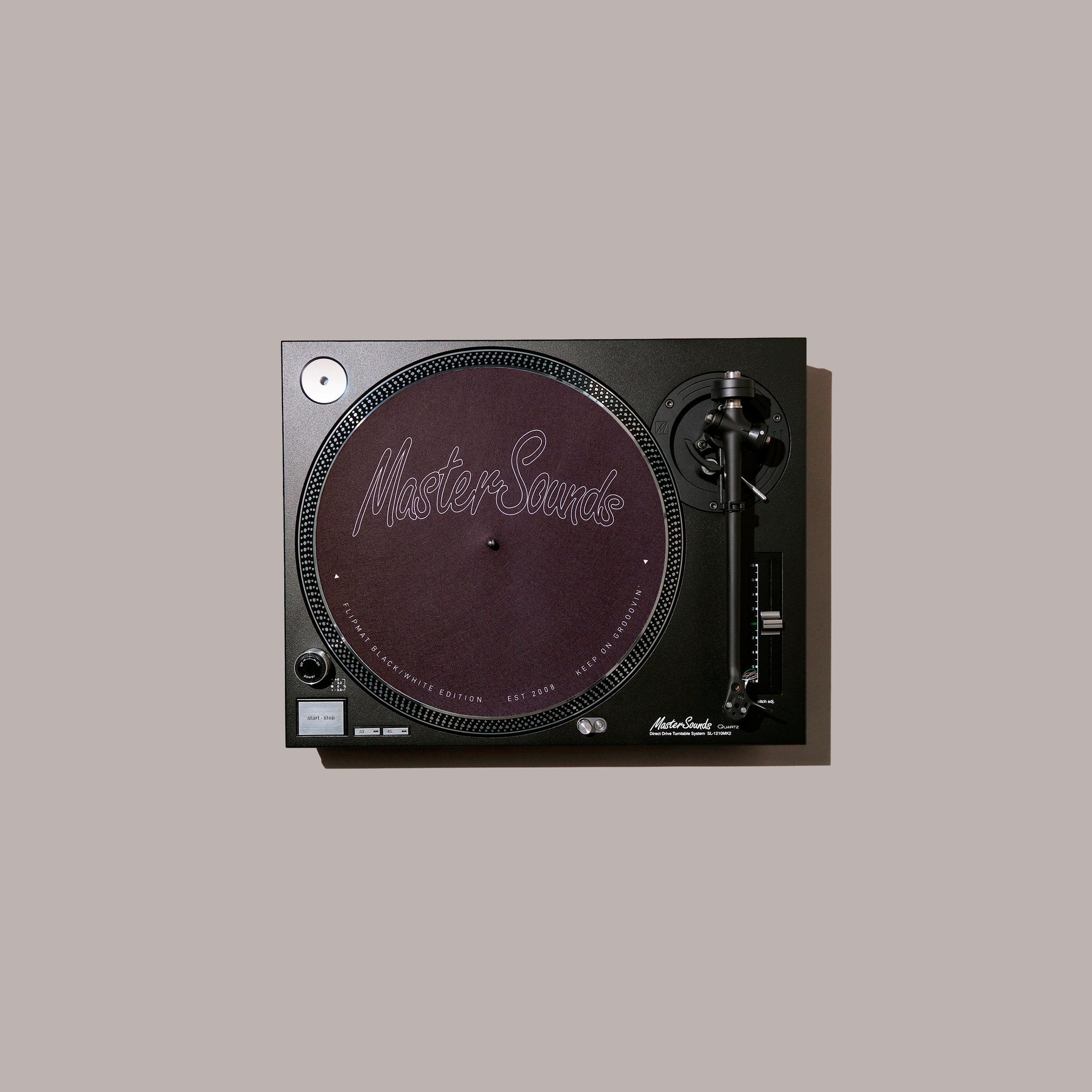MasterSounds SL - 1210MK2 Single in Textured Black - MasterSounds