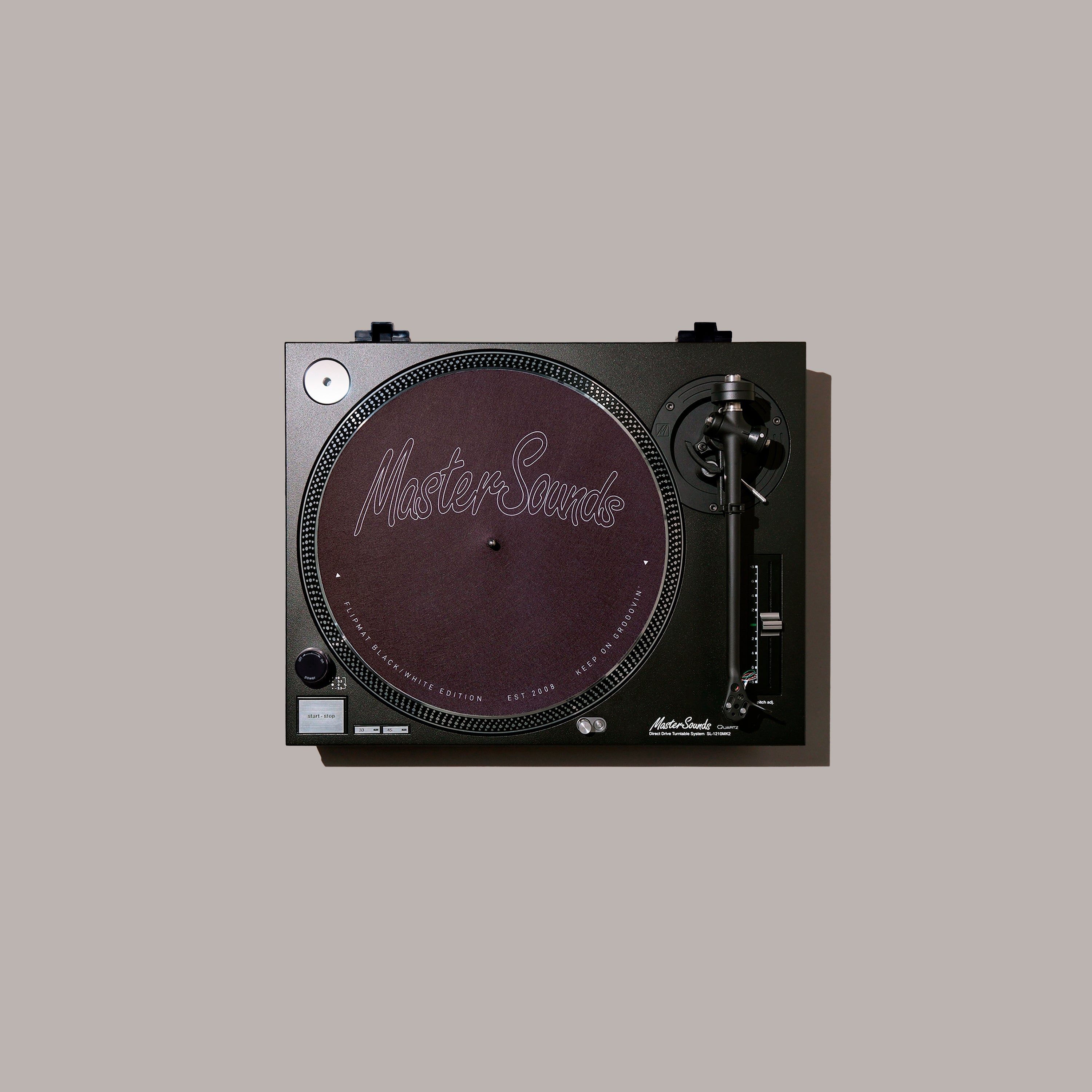 MasterSounds SL - 1210MK2 Single in Textured Black - MasterSounds