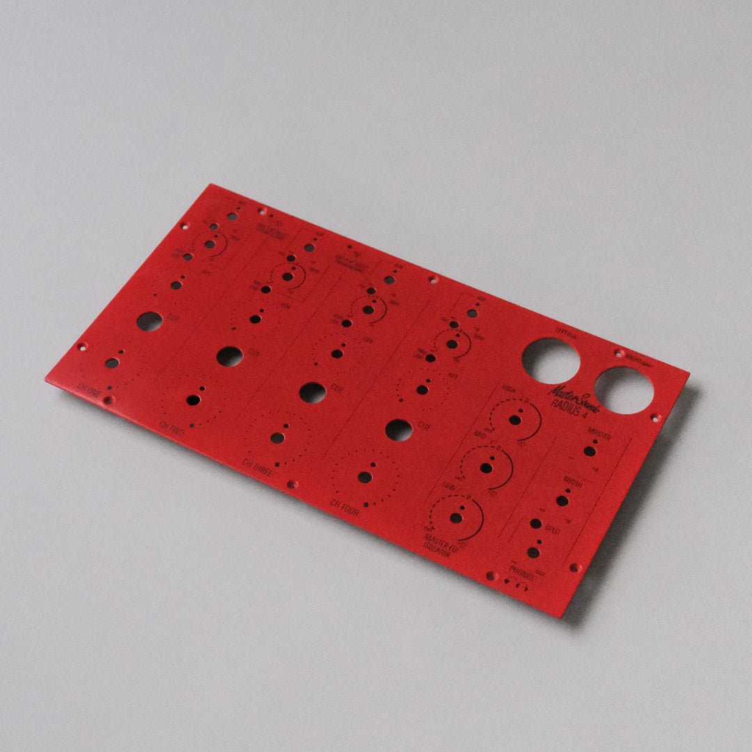 Radius 4 MK1: Red Faceplate - MasterSounds