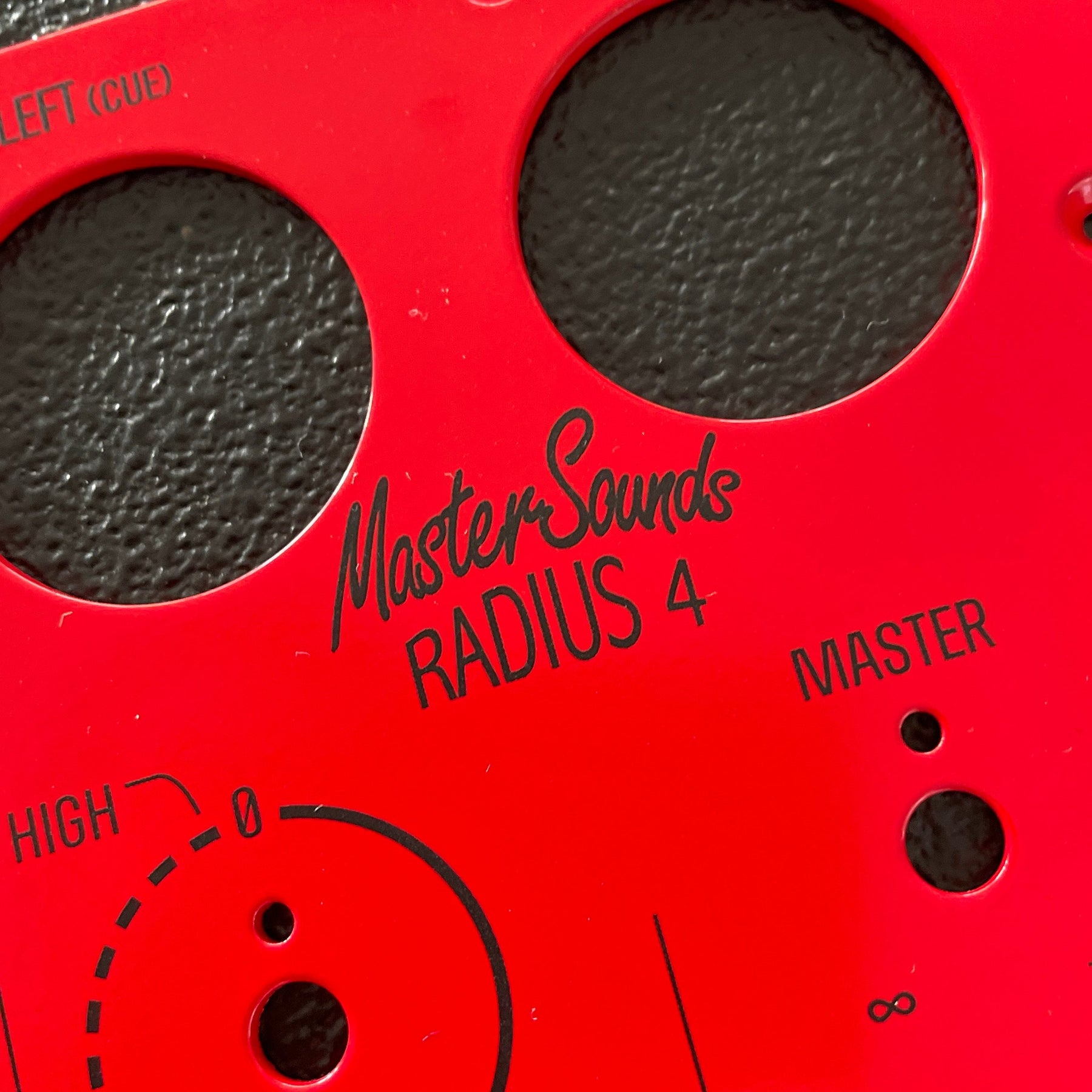 Radius 4 - Red Faceplate - MasterSounds