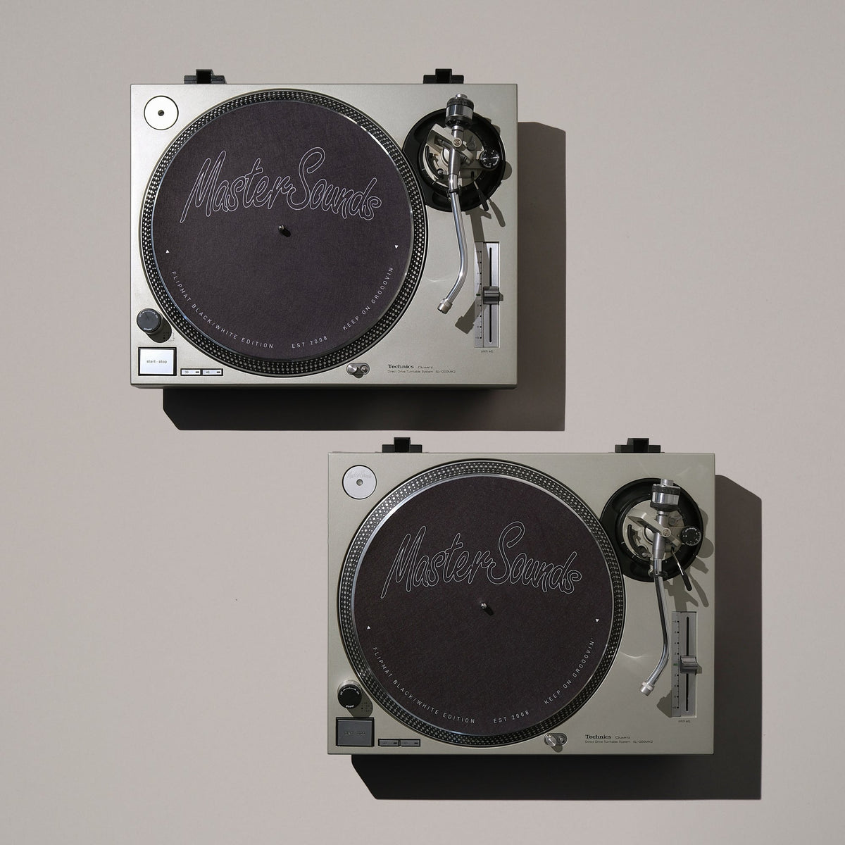 Technics SL - 1200MK2 - Pair - 0547 - 0548 **USA VOLTAGE*** - MasterSounds