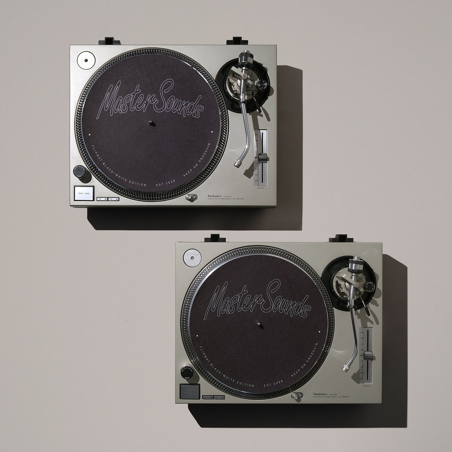 Technics SL - 1200MK2 - Pair - 0547 - 0548 **USA VOLTAGE*** - MasterSounds